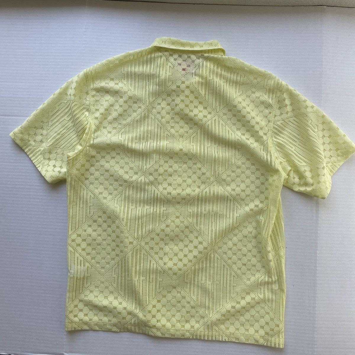 Supreme Supreme Lace S/S Shirt Pale Yellow SS20 Size US M / EU 48-50 / 2 - 3 Thumbnail