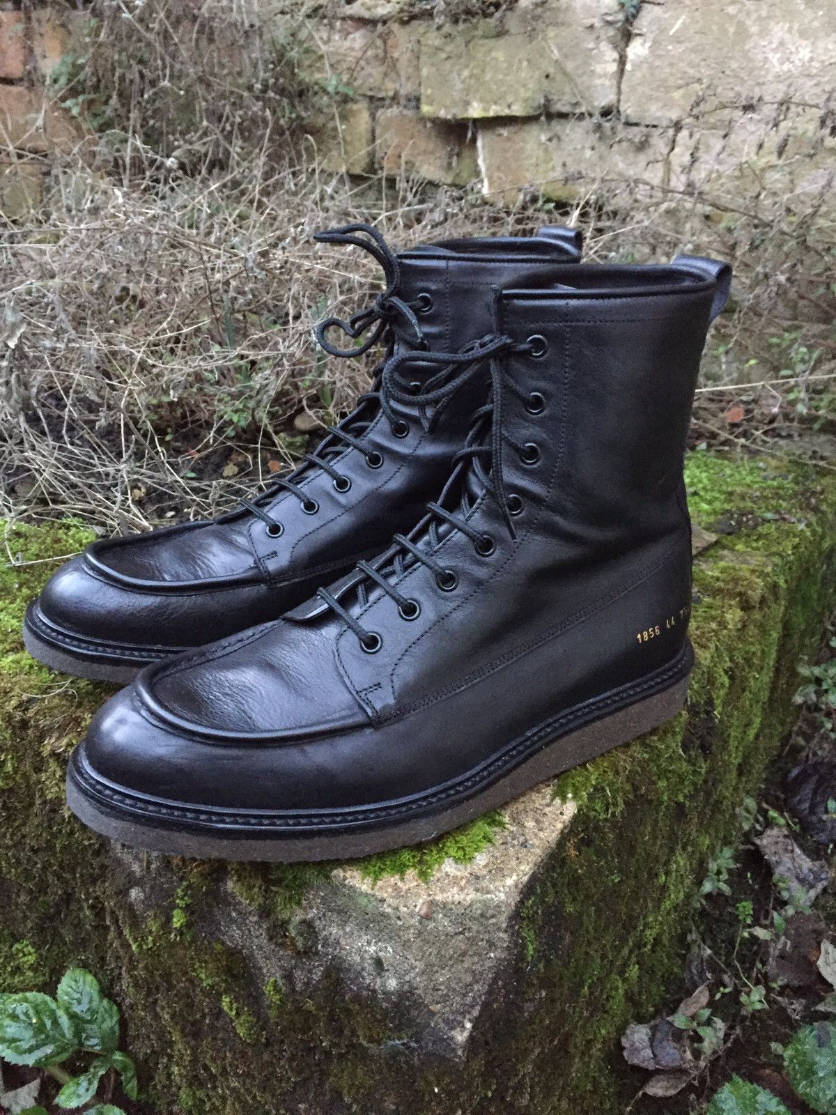 Common Projects Brand New Black Mechanics Boots Grailed