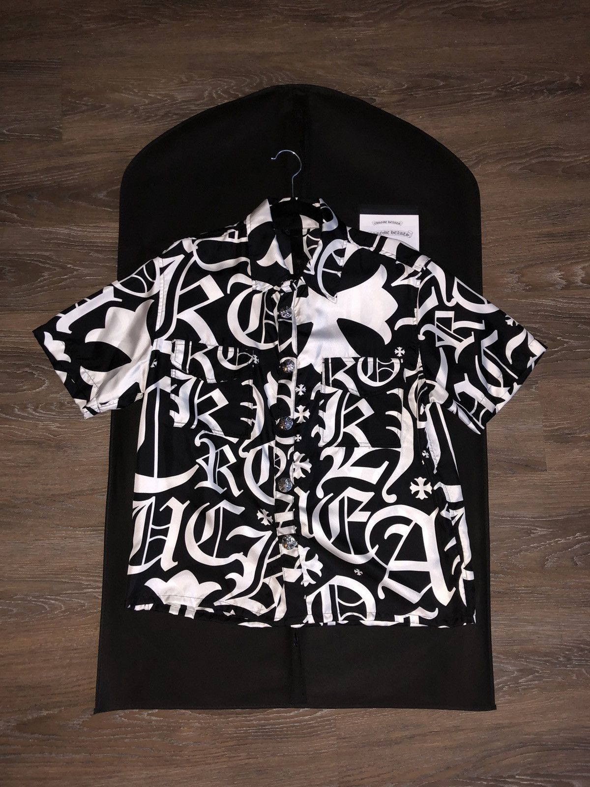 Chrome Hearts *High End* Chrome Hearts Matty Boy Silk Shirt Size M 