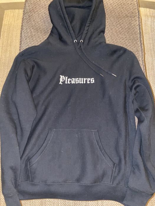 Pleasures burn again discount hoodie