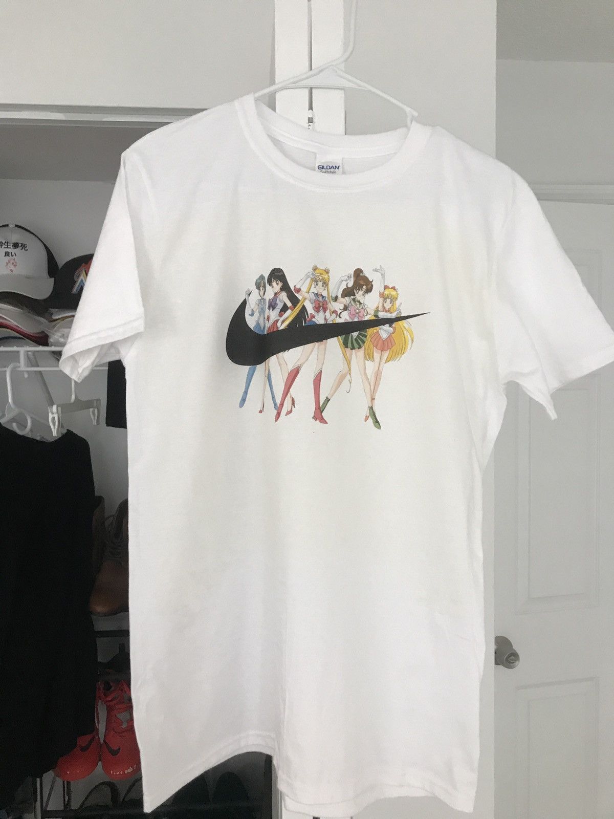 Nike Sailor moon Nike mashup tee Grailed