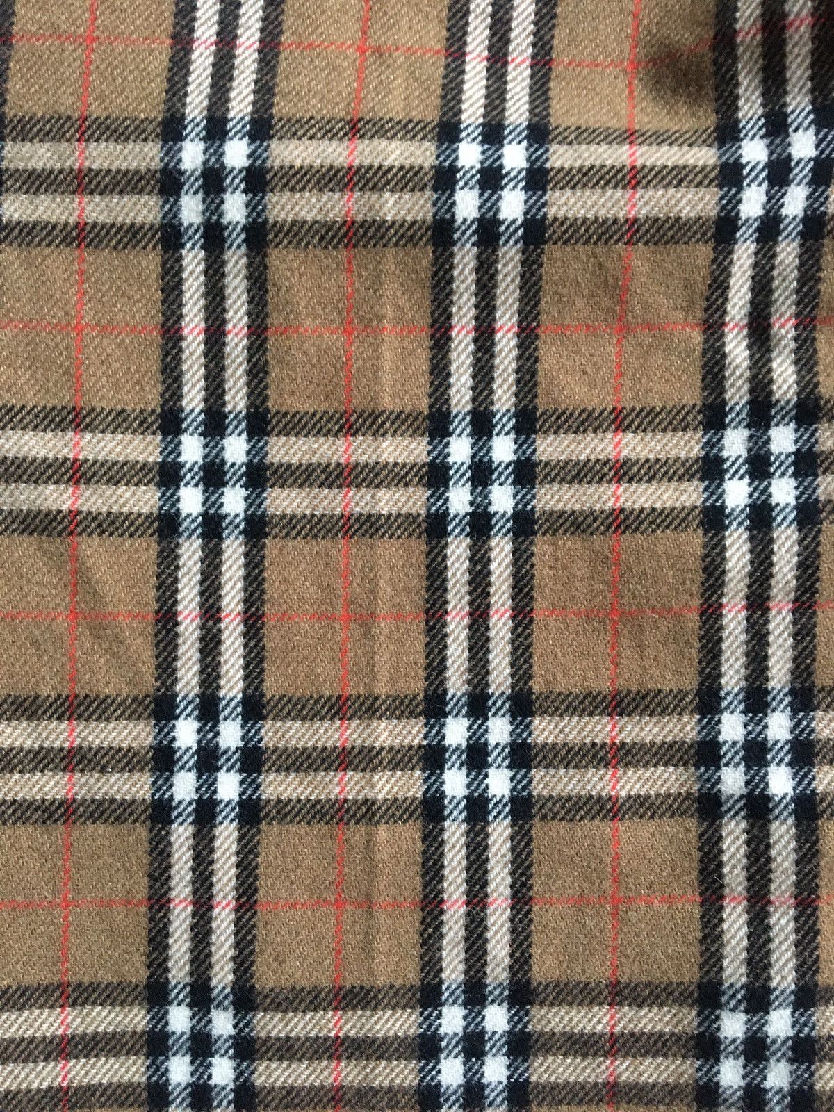 Designer × Japanese Brand × Vintage Vintage wool “Burberry” inspired plaid style pants tan Size US 30 / EU 46 - 6 Thumbnail