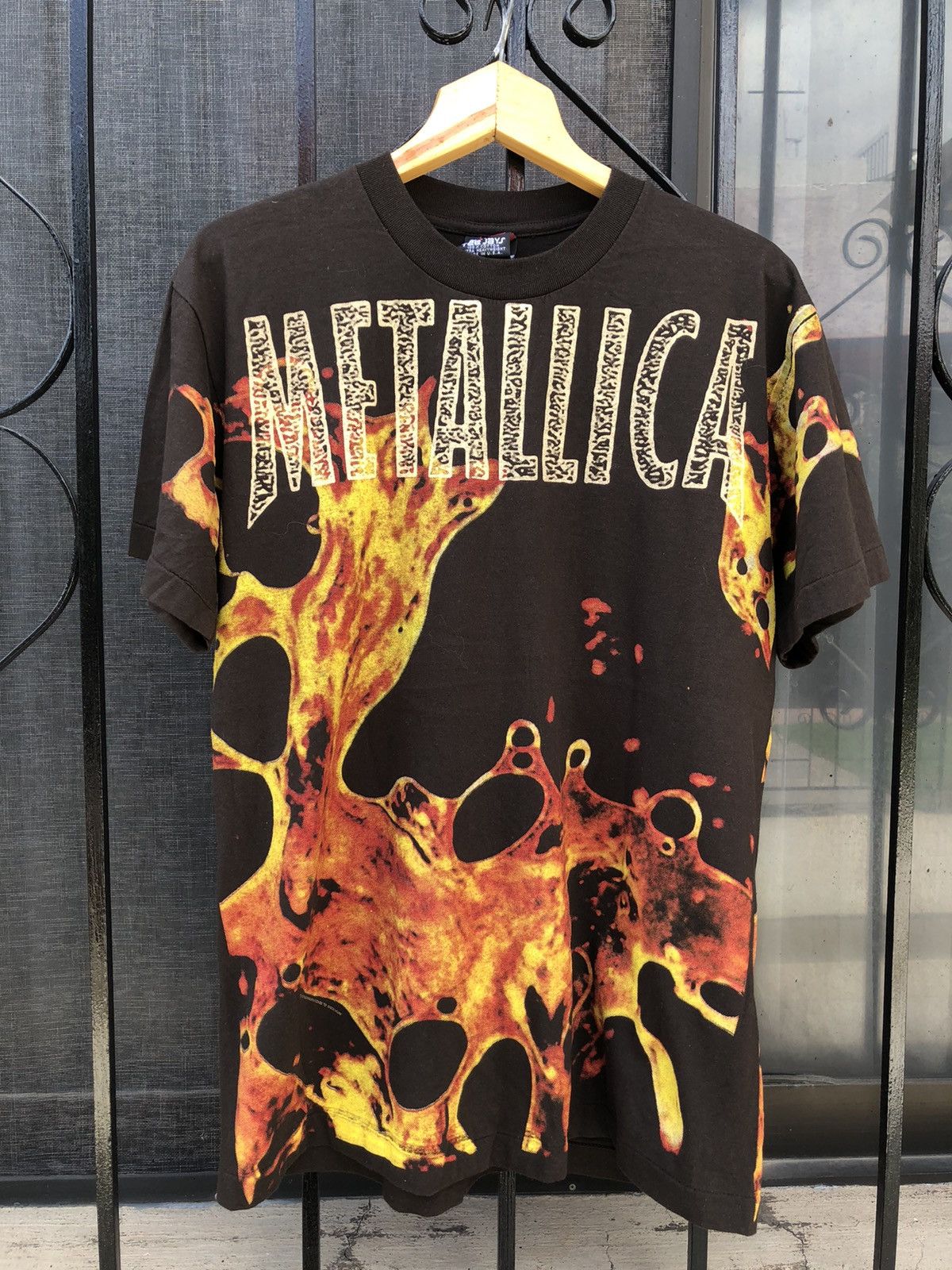 Metallica × Rock Band × Vintage Vintage 90s Metallica Load Tour 