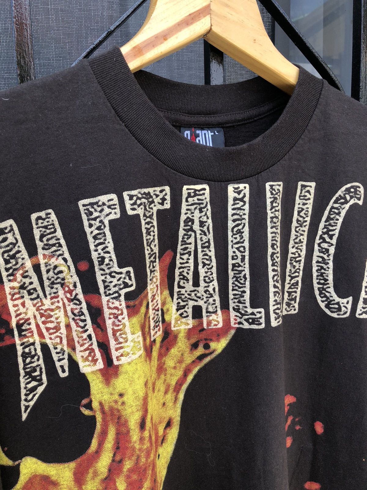 Metallica × Rock Band × Vintage Vintage 90s Metallica Load Tour 