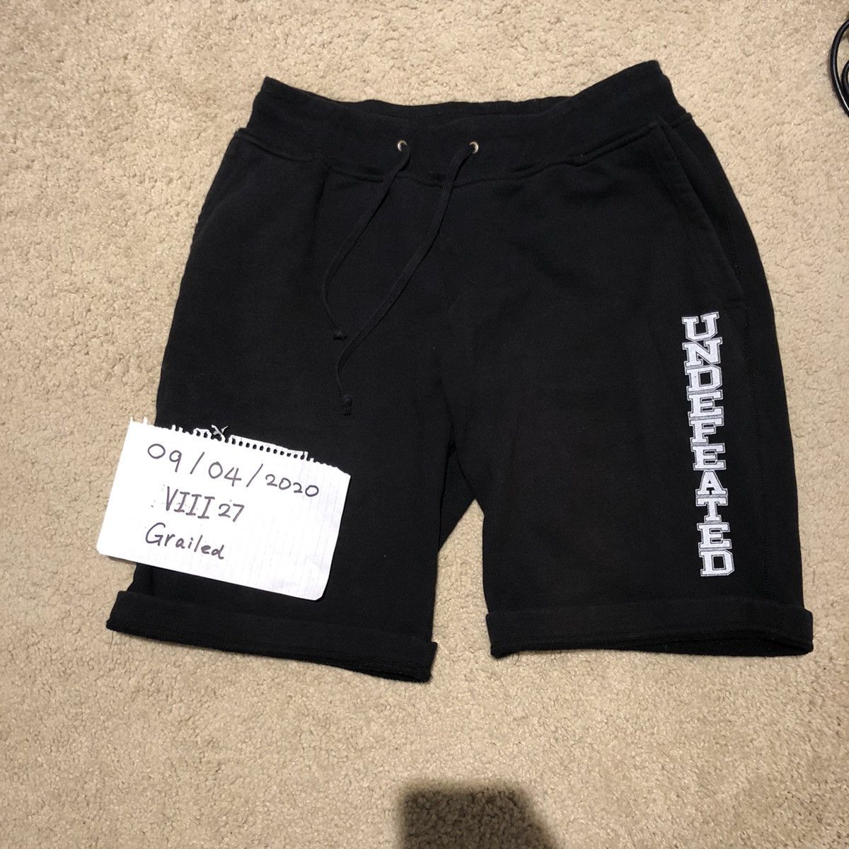 Undefeated Undefeated slide logo shorts | Grailed
