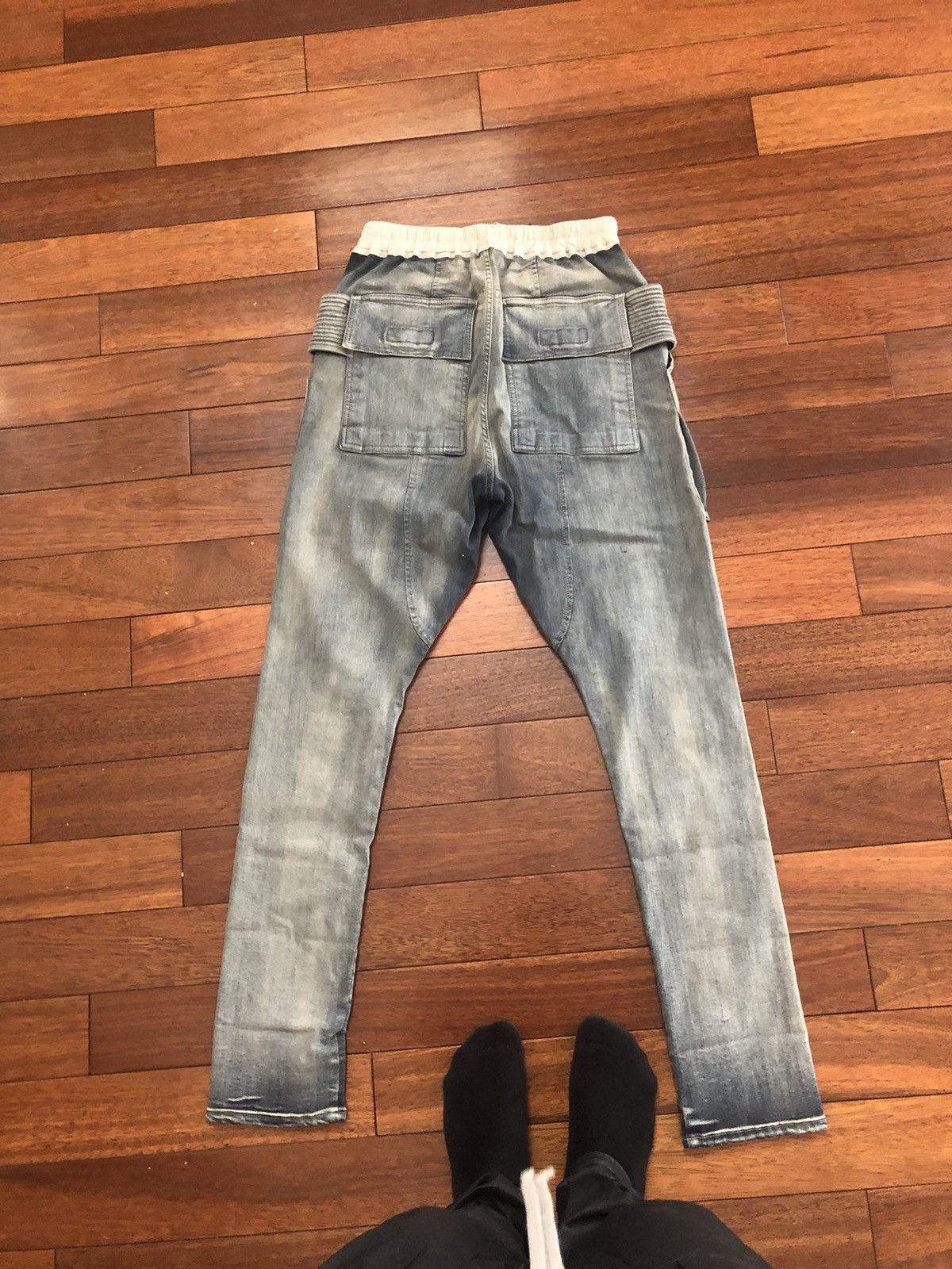 Rick Owens Drkshdw Denim Creatch cargo Size US 30 / EU 46 - 3 Thumbnail