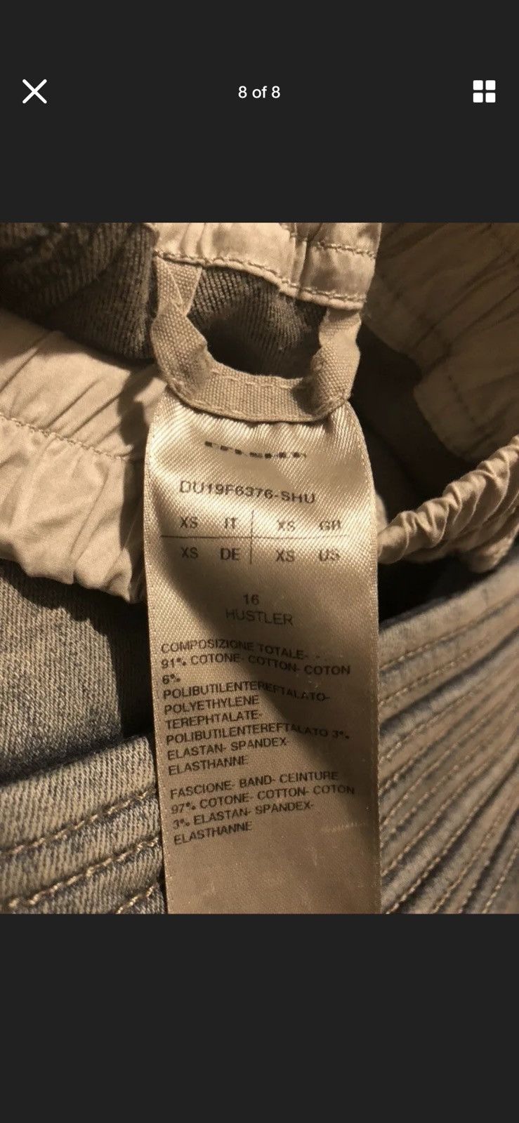 Rick Owens Drkshdw Denim Creatch cargo Size US 30 / EU 46 - 6 Thumbnail
