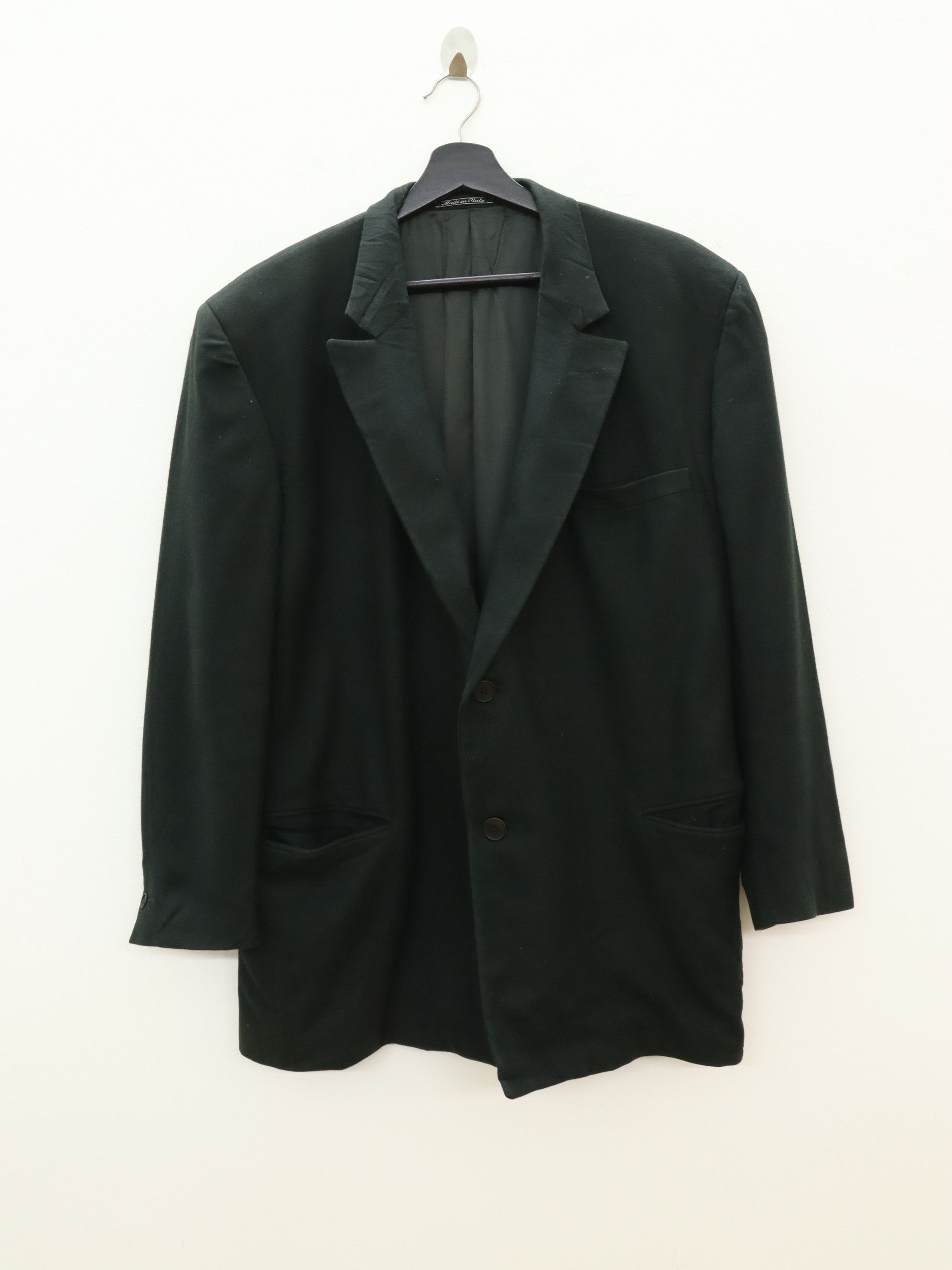 Versace 1980s Vtg Gianni Versace Cashmere Coat Jacket MADE IN ITALY Size US M / EU 48-50 / 2 - 1 Thumbnail