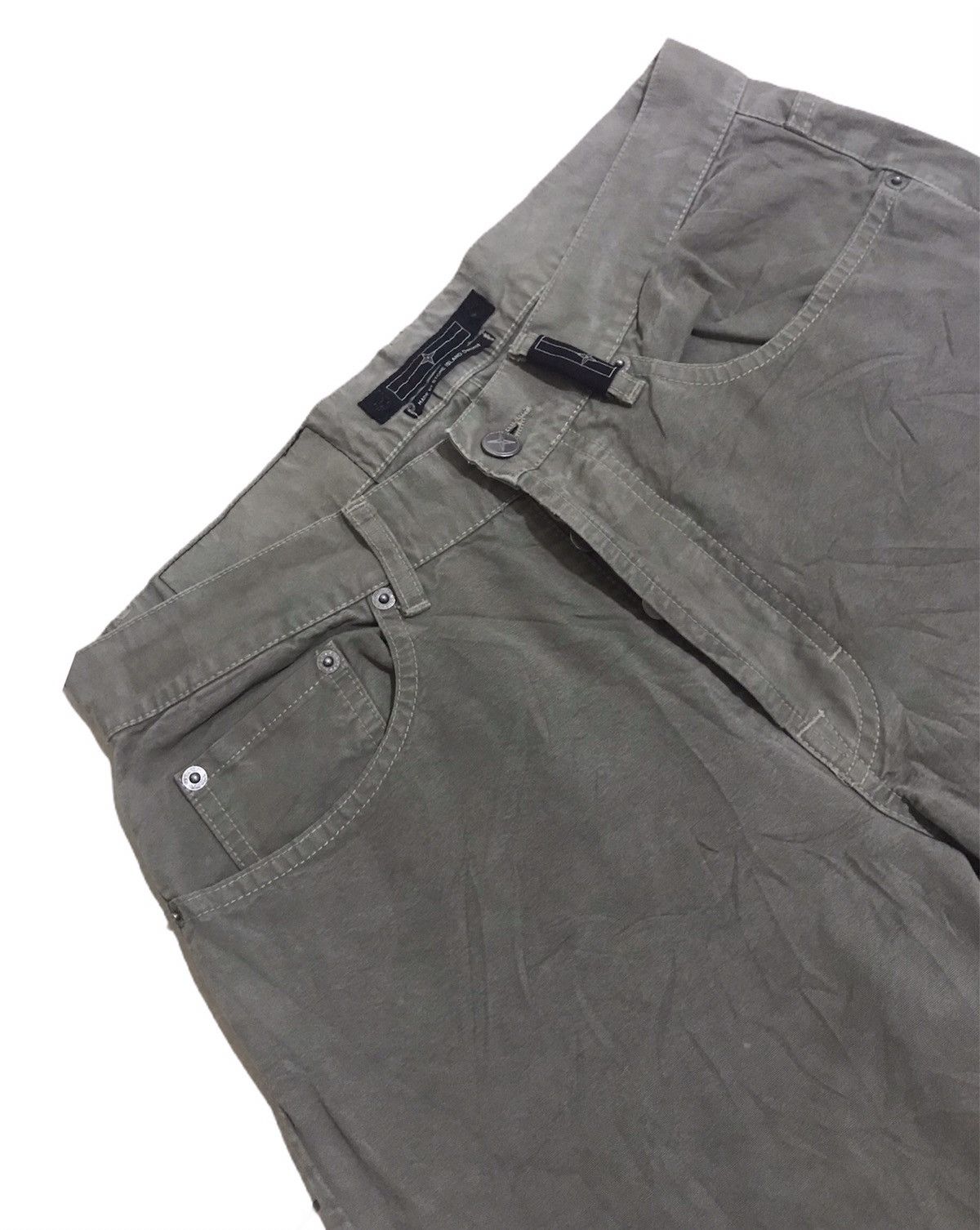 Massimo Osti × Stone Island Stone Island Denim Light Green or Grey Color Size US 32 / EU 48 - 3 Thumbnail