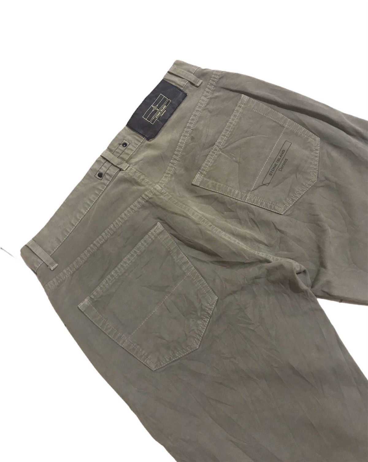 Massimo Osti × Stone Island Stone Island Denim Light Green or Grey Color Size US 32 / EU 48 - 1 Thumbnail