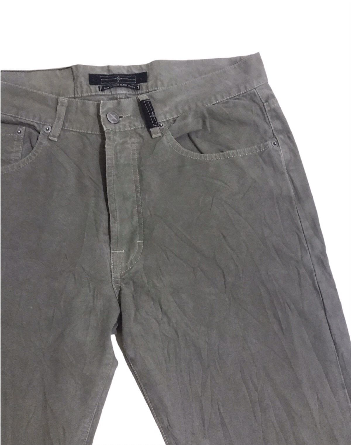 Massimo Osti × Stone Island Stone Island Denim Light Green or Grey Color Size US 32 / EU 48 - 5 Thumbnail