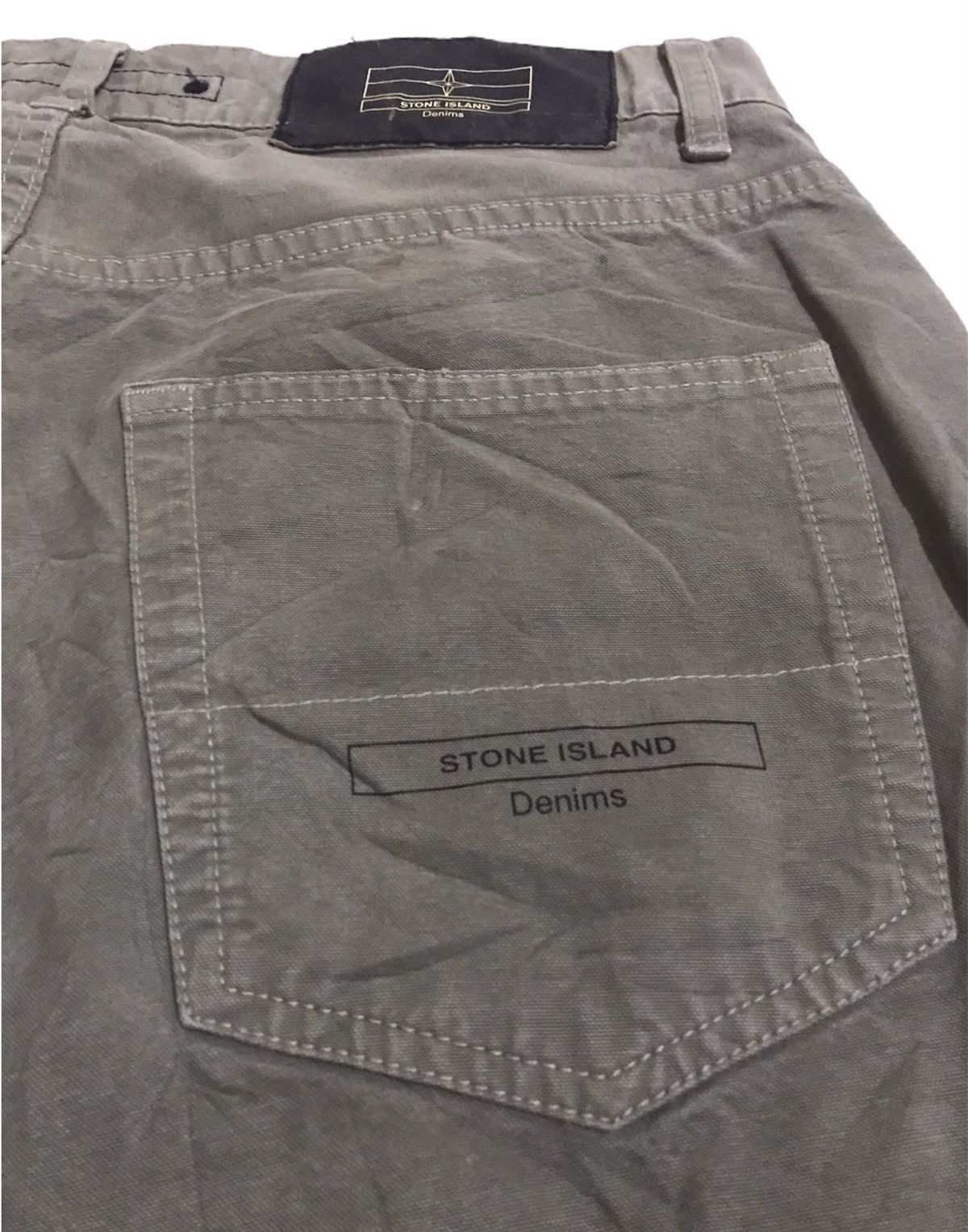 Massimo Osti × Stone Island Stone Island Denim Light Green or Grey Color Size US 32 / EU 48 - 9 Thumbnail