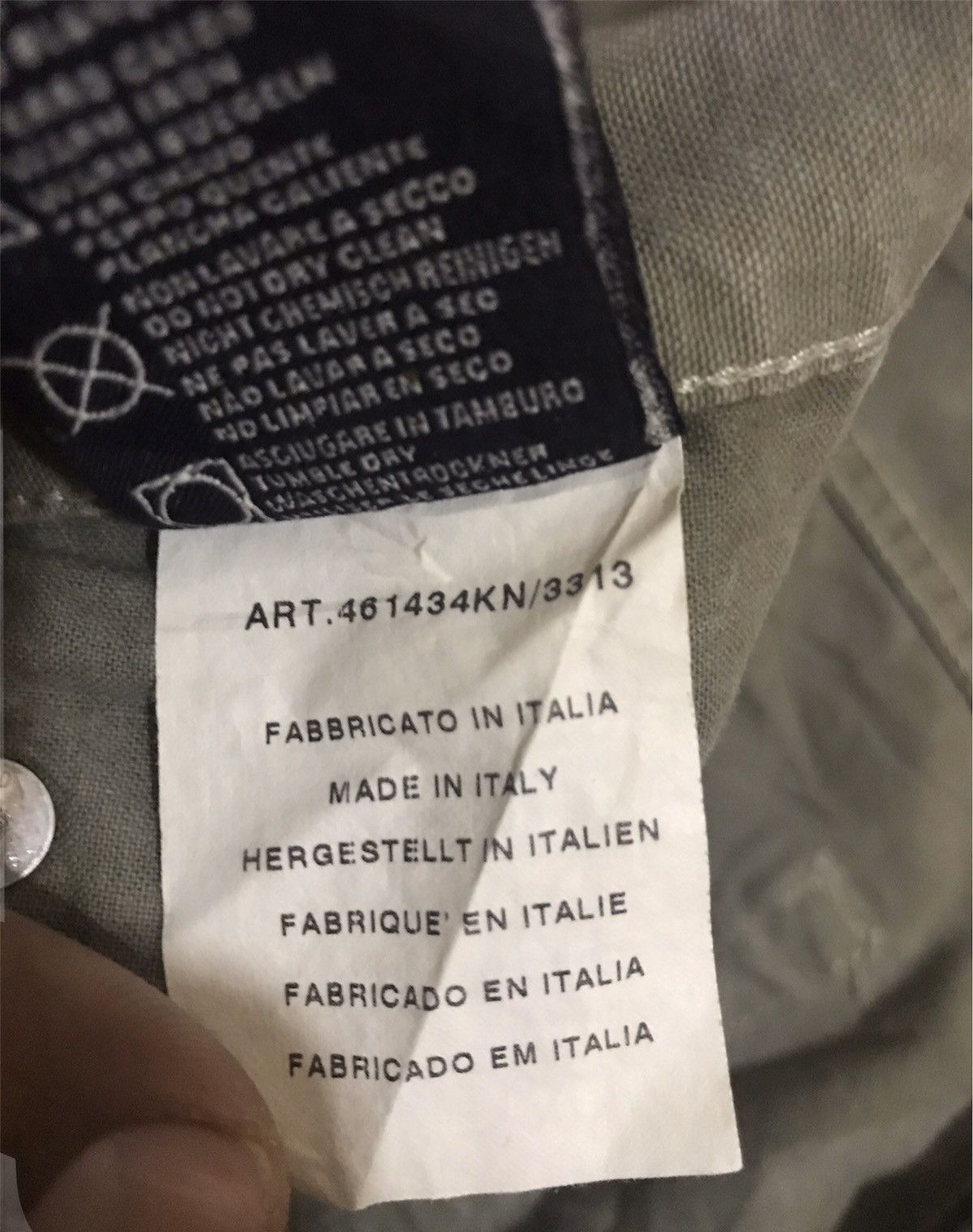 Massimo Osti × Stone Island Stone Island Denim Light Green or Grey Color Size US 32 / EU 48 - 15 Thumbnail