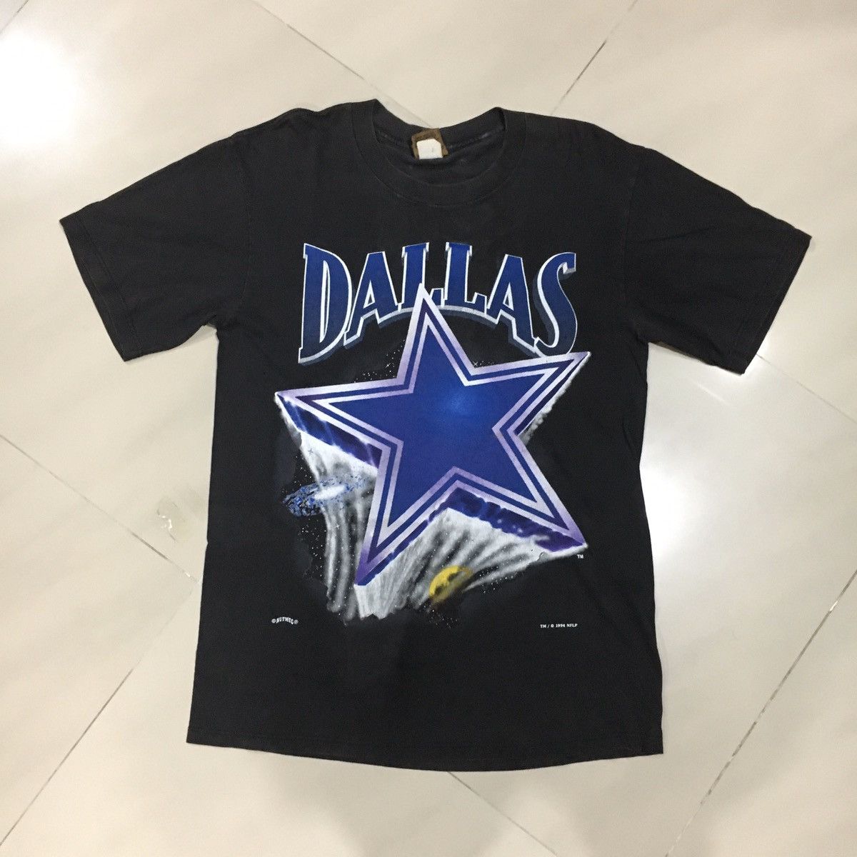 Vintage Vintage 1994 Dallas Cowboys Mirror Print TShirt Grailed