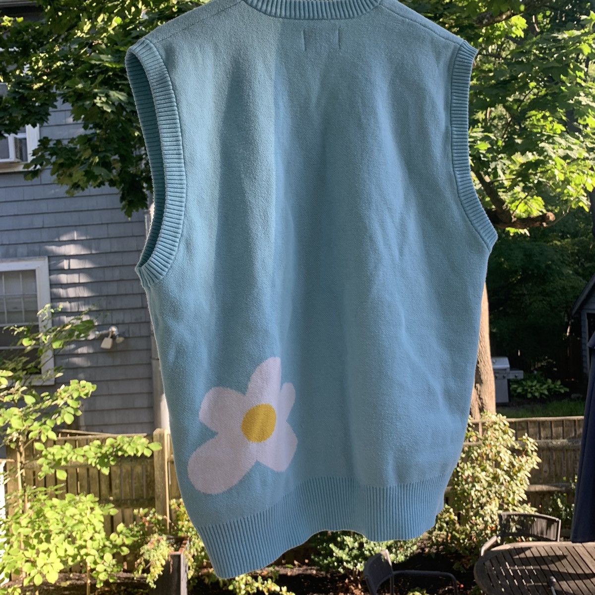 Golf Wang GOLF Le Fleur Sweater Vest Blue | Grailed