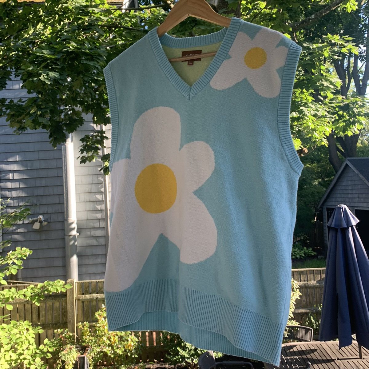 Golf Wang GOLF Le Fleur Sweater Vest Blue | Grailed