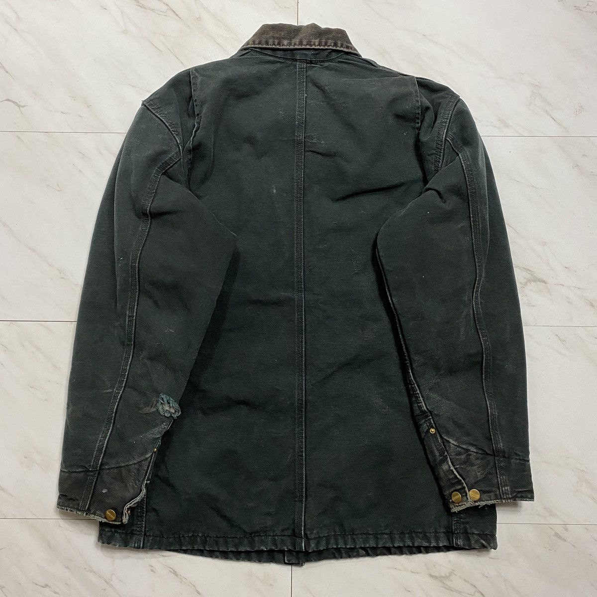 Carhartt × Vintage 1990s Vintage Carhartt faded chore coat jacket Size US L / EU 52-54 / 3 - 2 Thumbnail