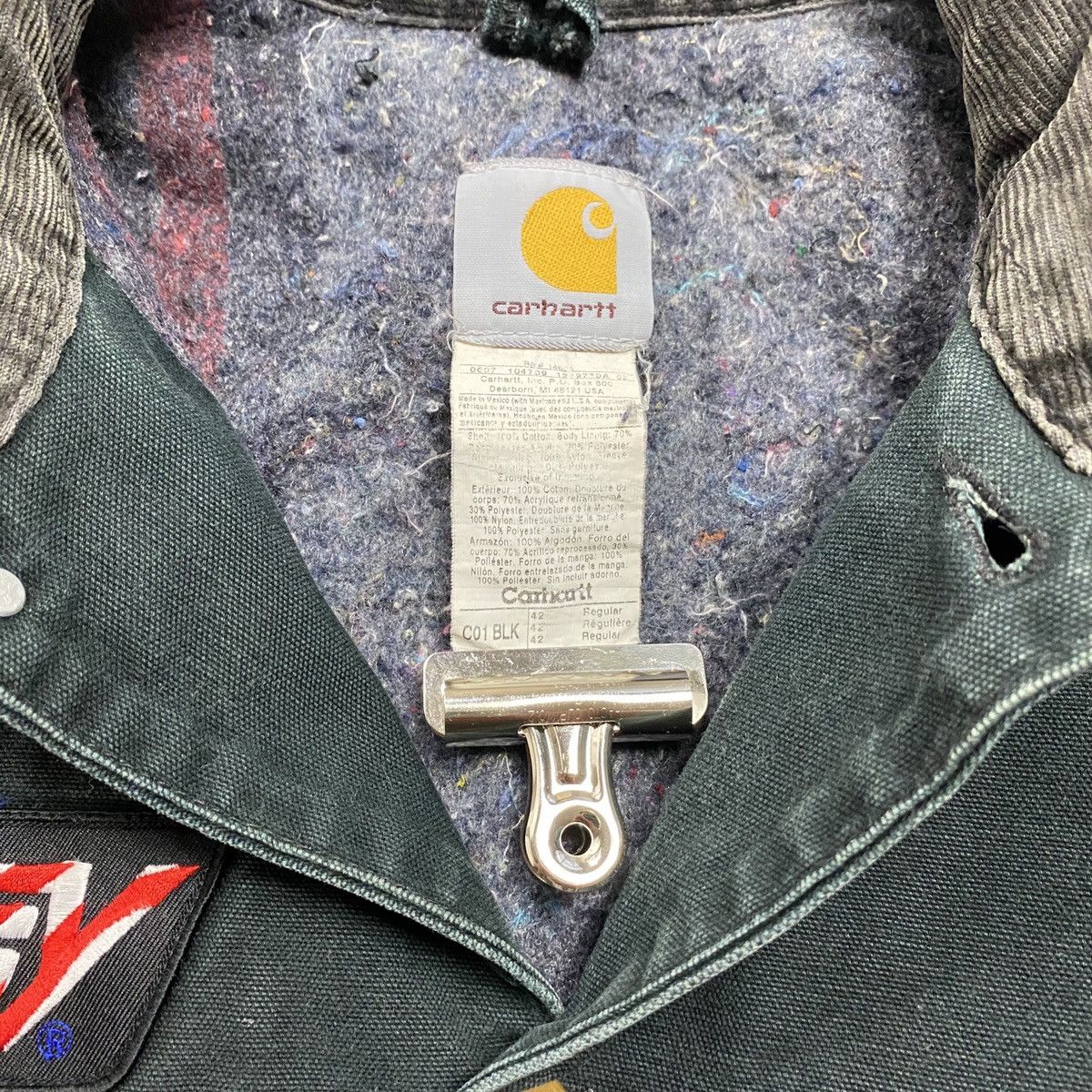 Carhartt × Vintage 1990s Vintage Carhartt faded chore coat jacket Size US L / EU 52-54 / 3 - 3 Thumbnail