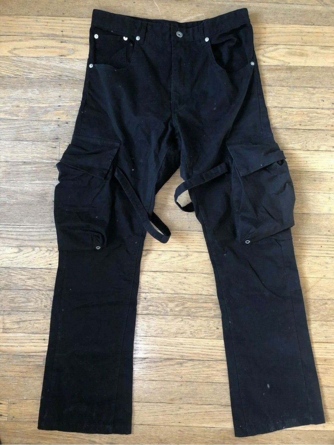 00s archive bondage flare cargo pants - メルカリ