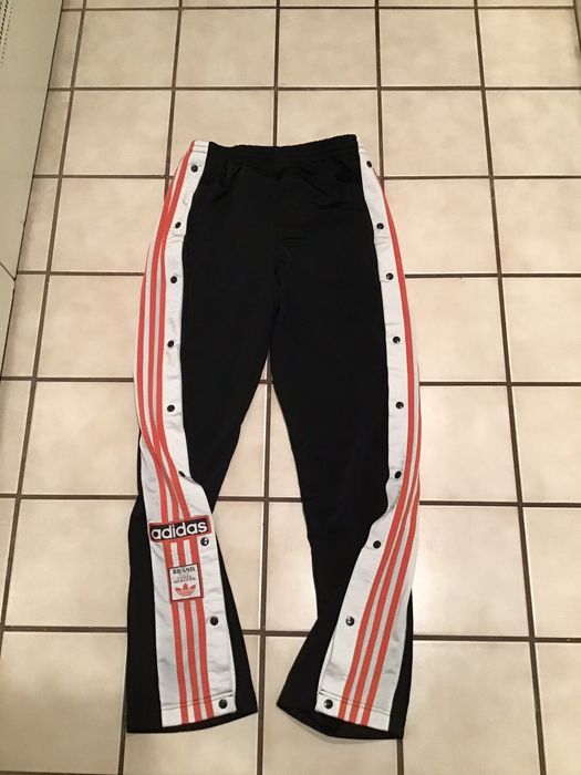 VTG Adidas Originals Adibreak Kim Kardashian Style Tear Away Poppers Track  Pants 