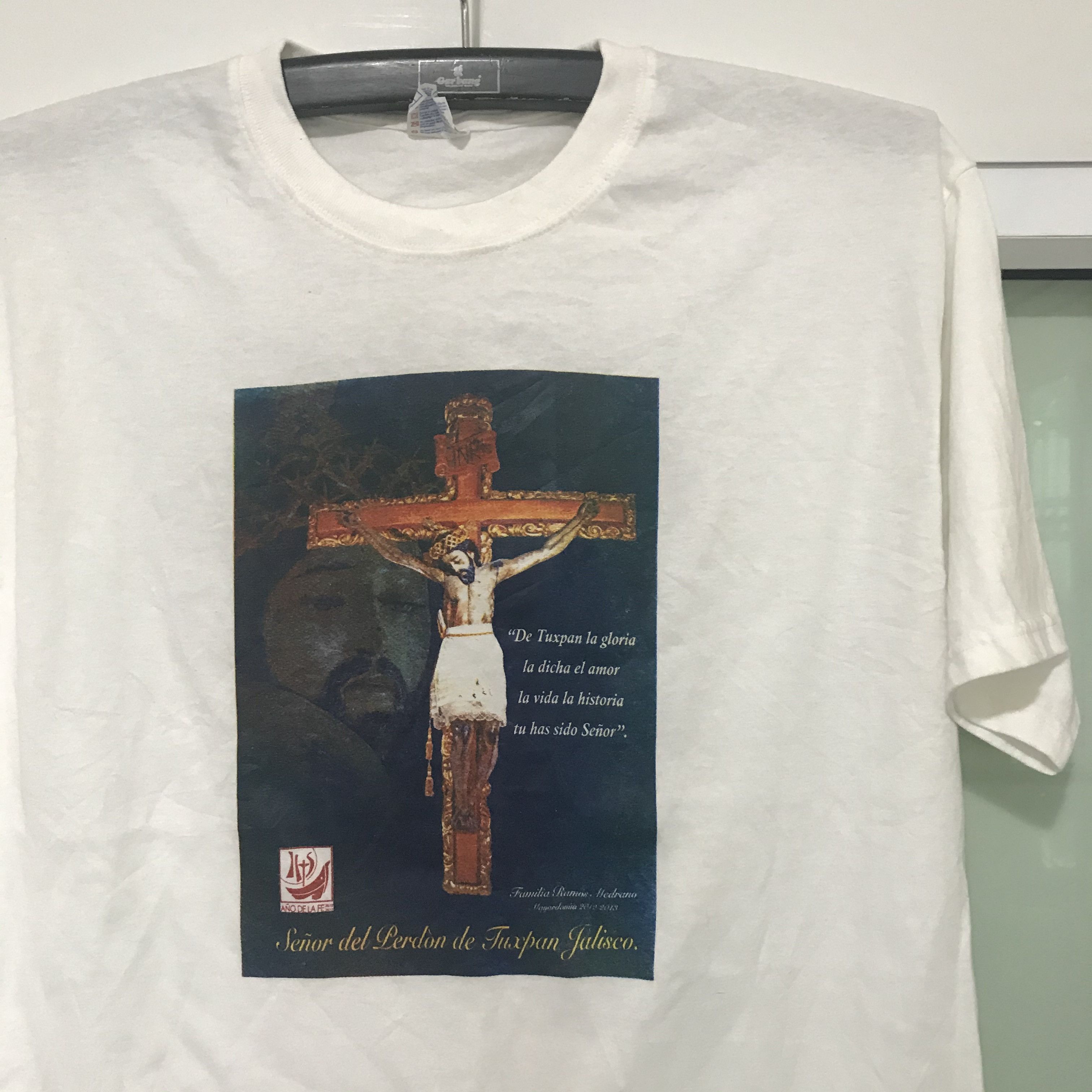 Vintage Vintage Y2K Jesus God Holy Bible Tee graphic streetwear Size US L / EU 52-54 / 3 - 3 Thumbnail