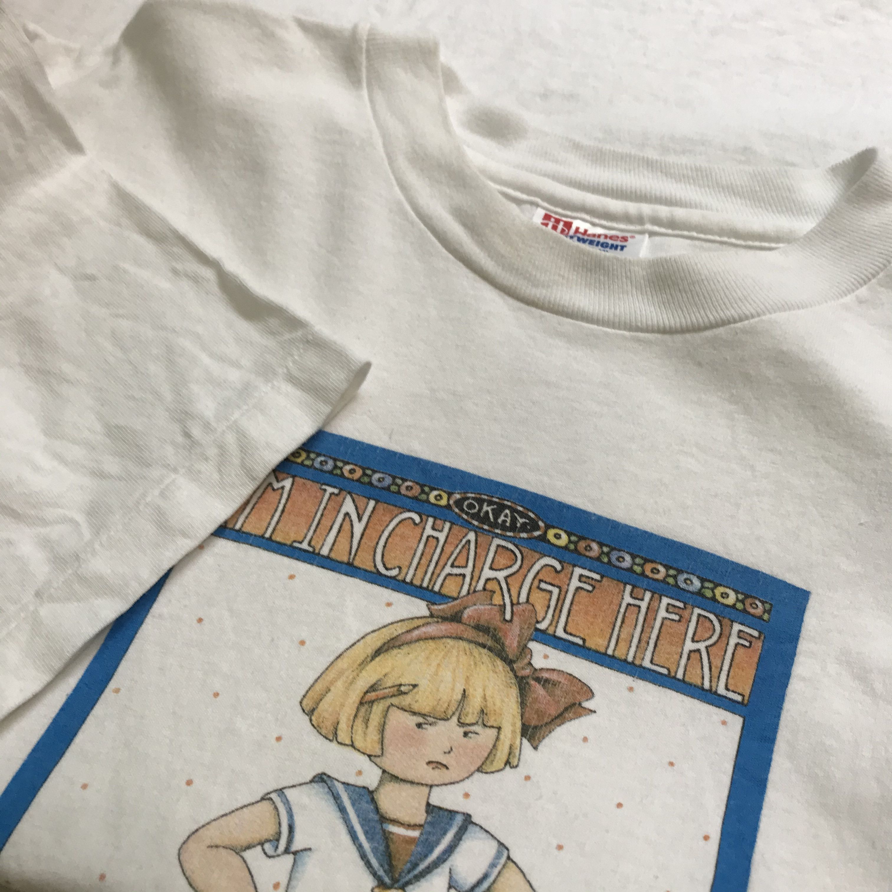 Vintage Vintage 90s MARY ENGELBREIT cartoon graphic streetwear tee Size US L / EU 52-54 / 3 - 3 Thumbnail