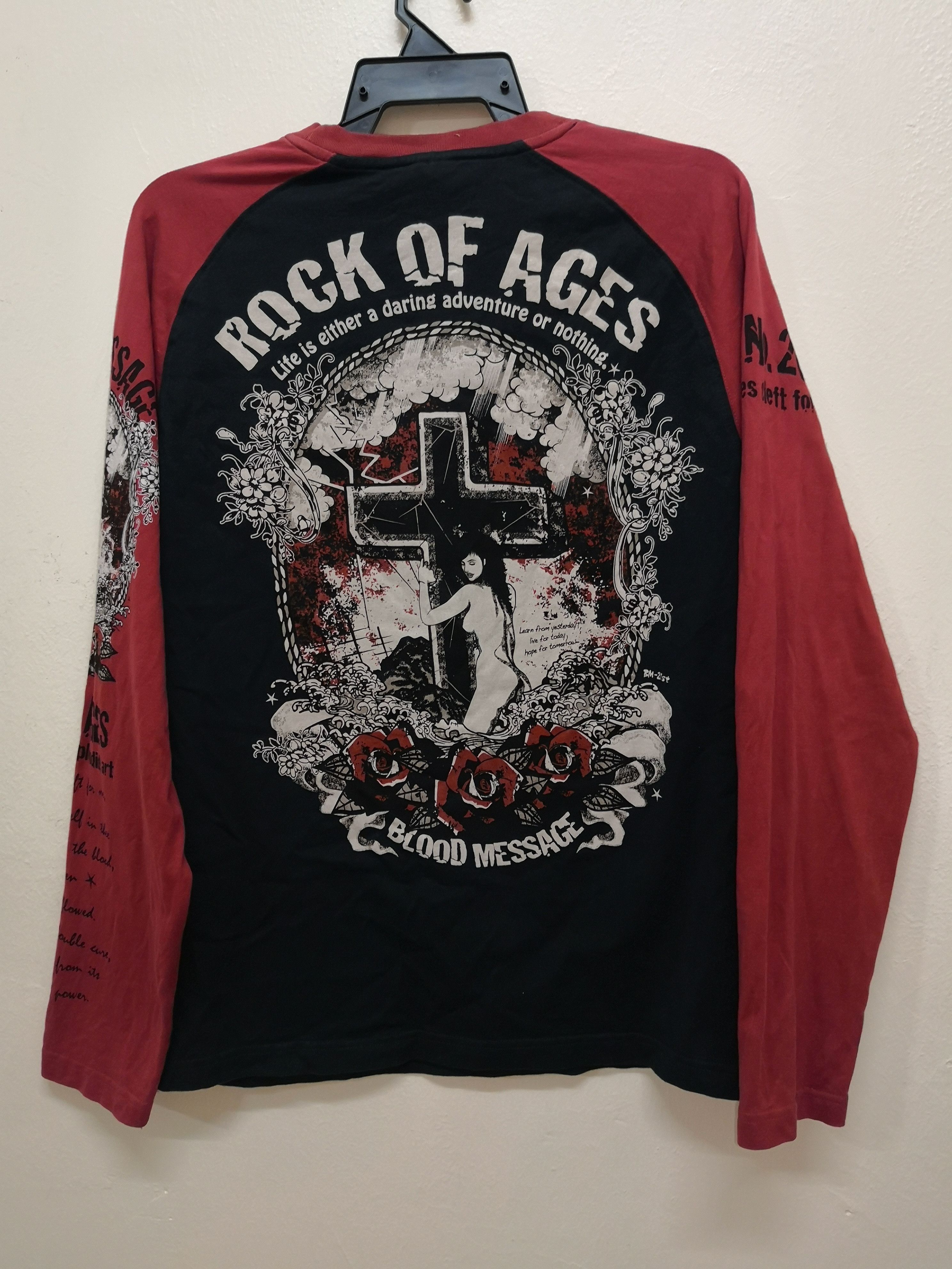 Designer × Japanese Brand Ted Company x Rock Of Ages Full Print x Longsleeve t shirt Size US M / EU 48-50 / 2 - 5 Thumbnail