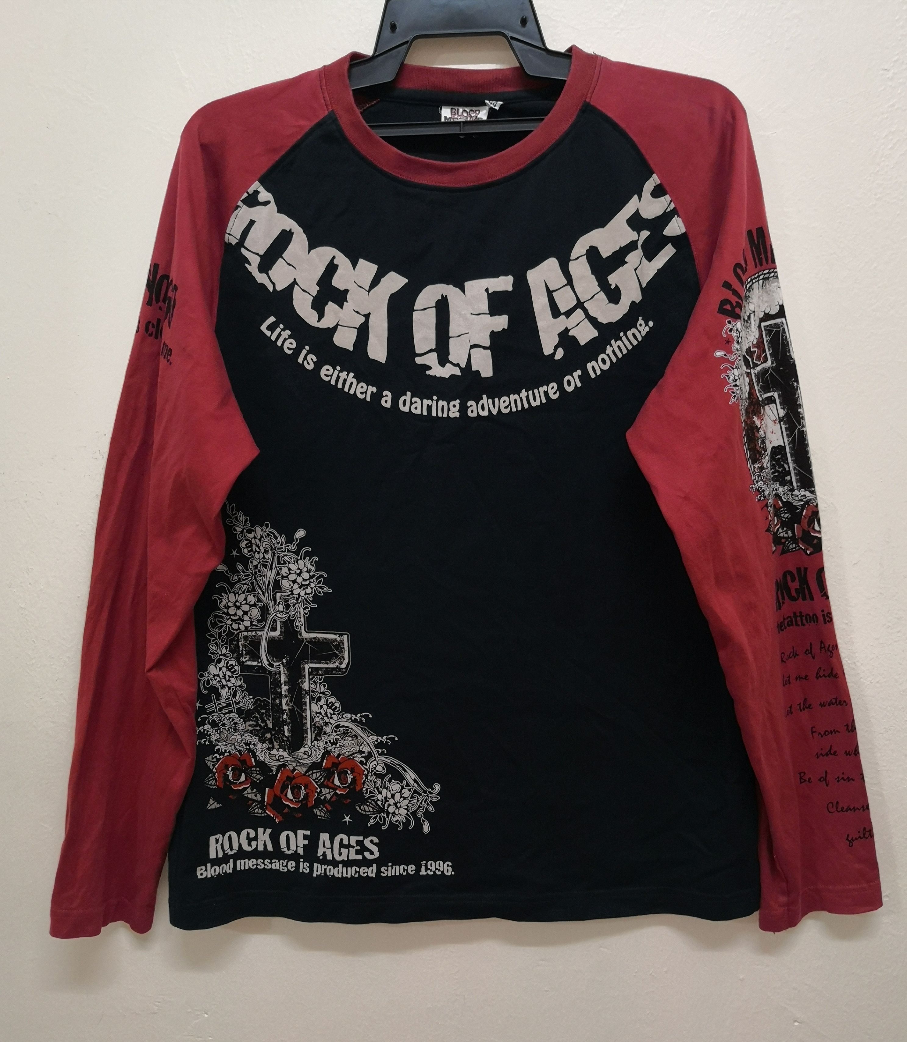 Designer × Japanese Brand Ted Company x Rock Of Ages Full Print x Longsleeve t shirt Size US M / EU 48-50 / 2 - 2 Thumbnail
