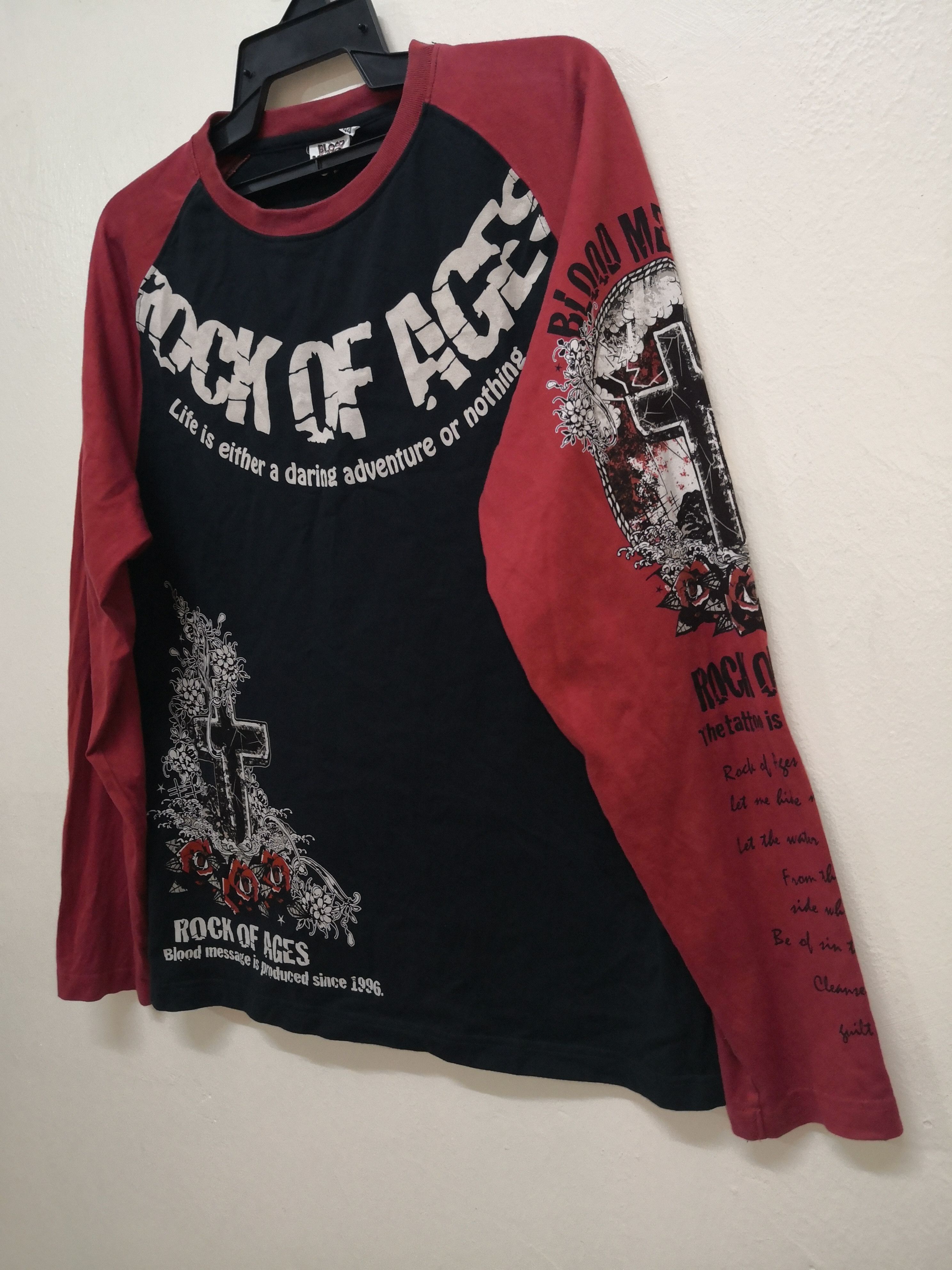 Designer × Japanese Brand Ted Company x Rock Of Ages Full Print x Longsleeve t shirt Size US M / EU 48-50 / 2 - 3 Thumbnail