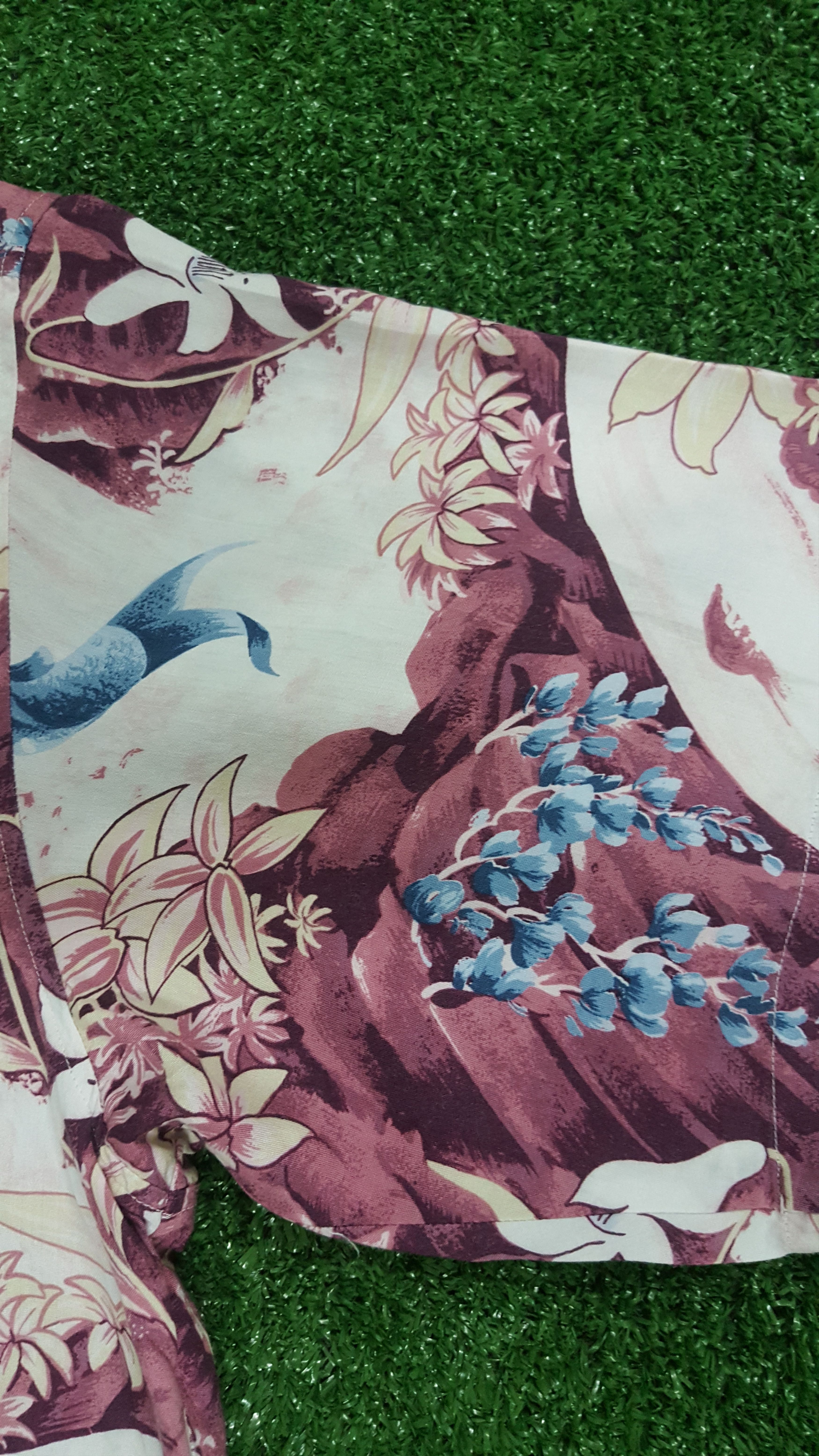 Japanese Brand 📍LastDrop📍 MartelFullPrint Koi fish&FlowerButtonDownShirt Size US M / EU 48-50 / 2 - 3 Thumbnail