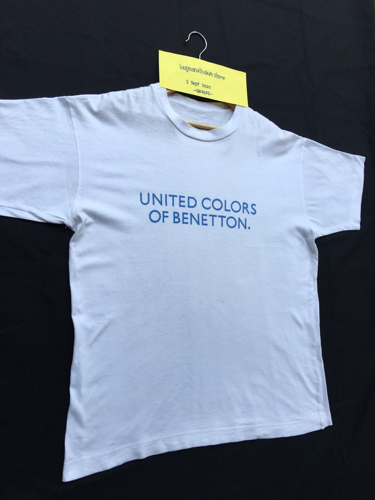 United Colors Of Benetton United Colors Of Benetton tshirt spellout big logo Size US L / EU 52-54 / 3 - 3 Thumbnail