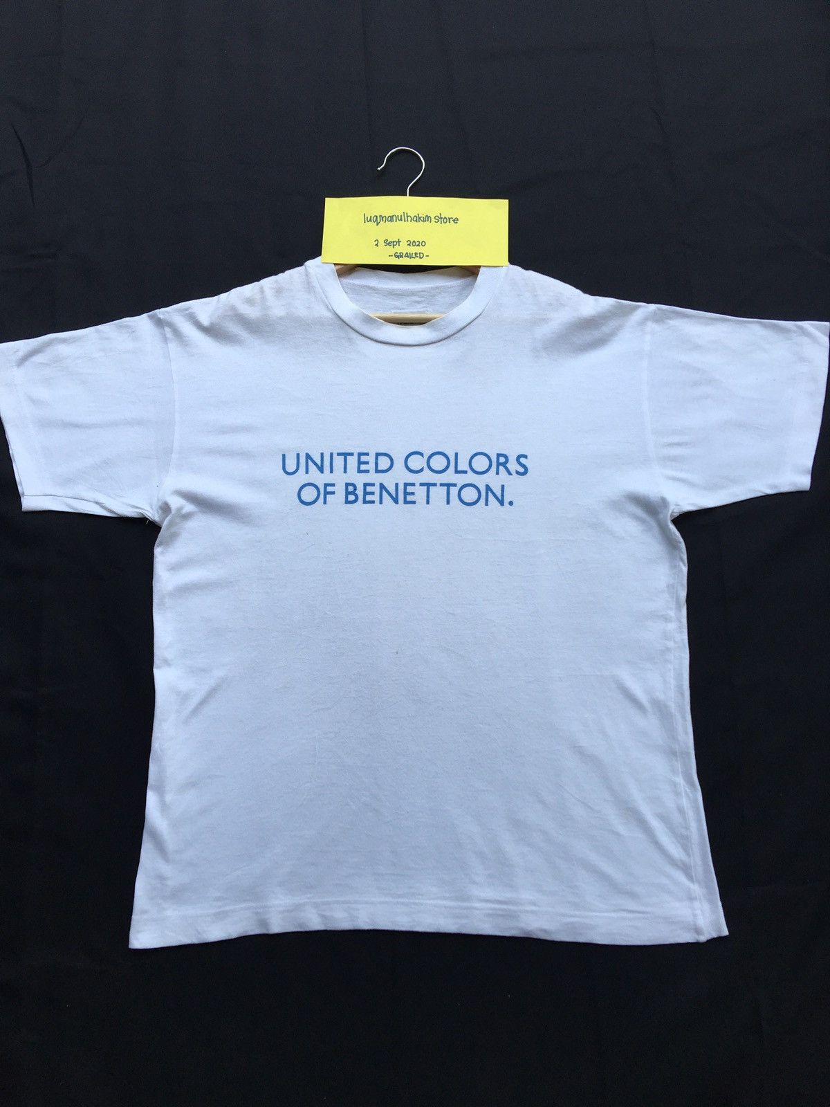 United Colors Of Benetton United Colors Of Benetton tshirt spellout big logo Size US L / EU 52-54 / 3 - 1 Thumbnail