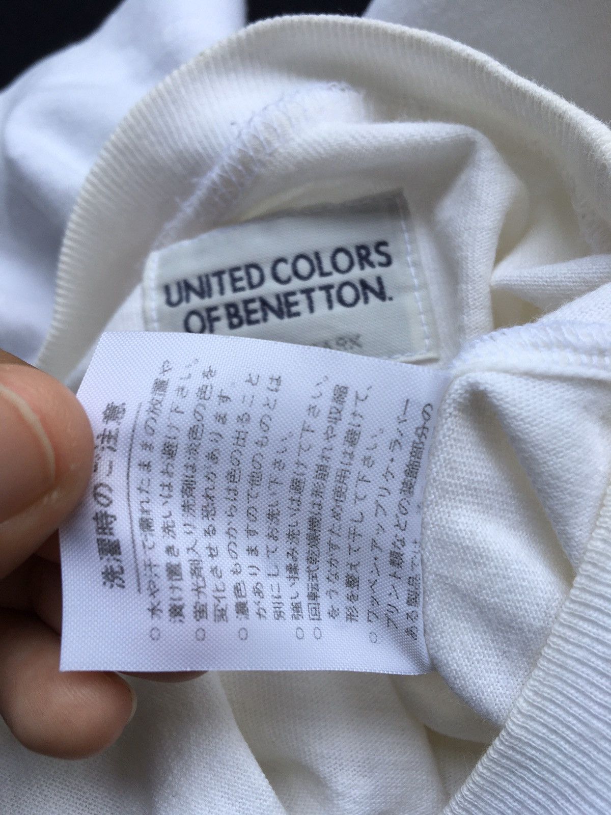 United Colors Of Benetton United Colors Of Benetton tshirt spellout big logo Size US L / EU 52-54 / 3 - 12 Thumbnail