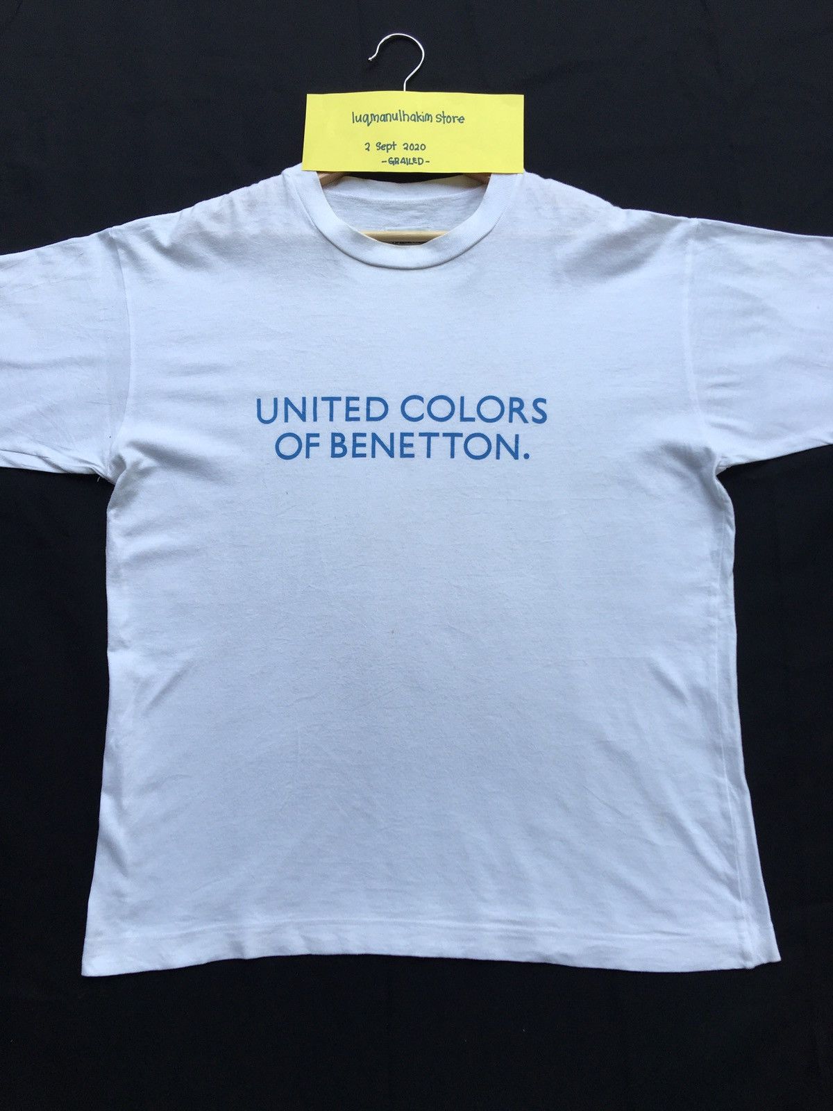 United Colors Of Benetton United Colors Of Benetton tshirt spellout big logo Size US L / EU 52-54 / 3 - 2 Thumbnail