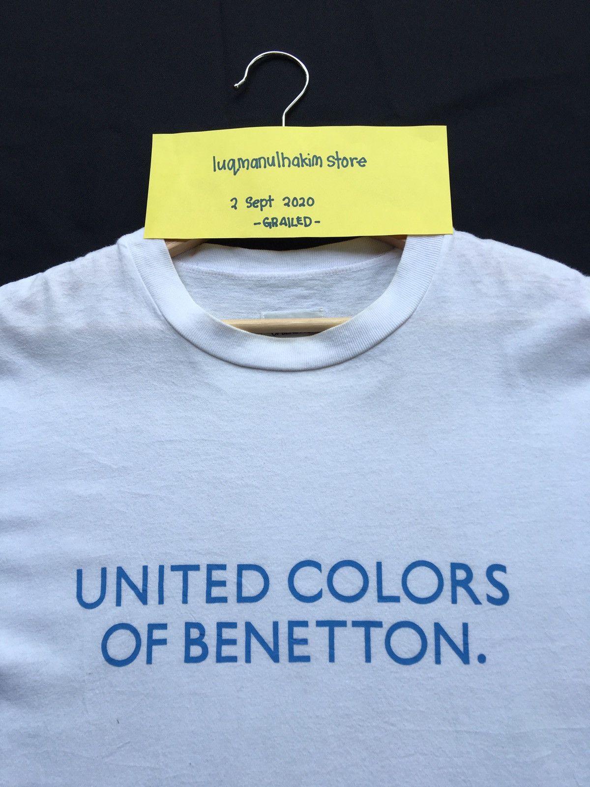 United Colors Of Benetton United Colors Of Benetton tshirt spellout big logo Size US L / EU 52-54 / 3 - 6 Thumbnail