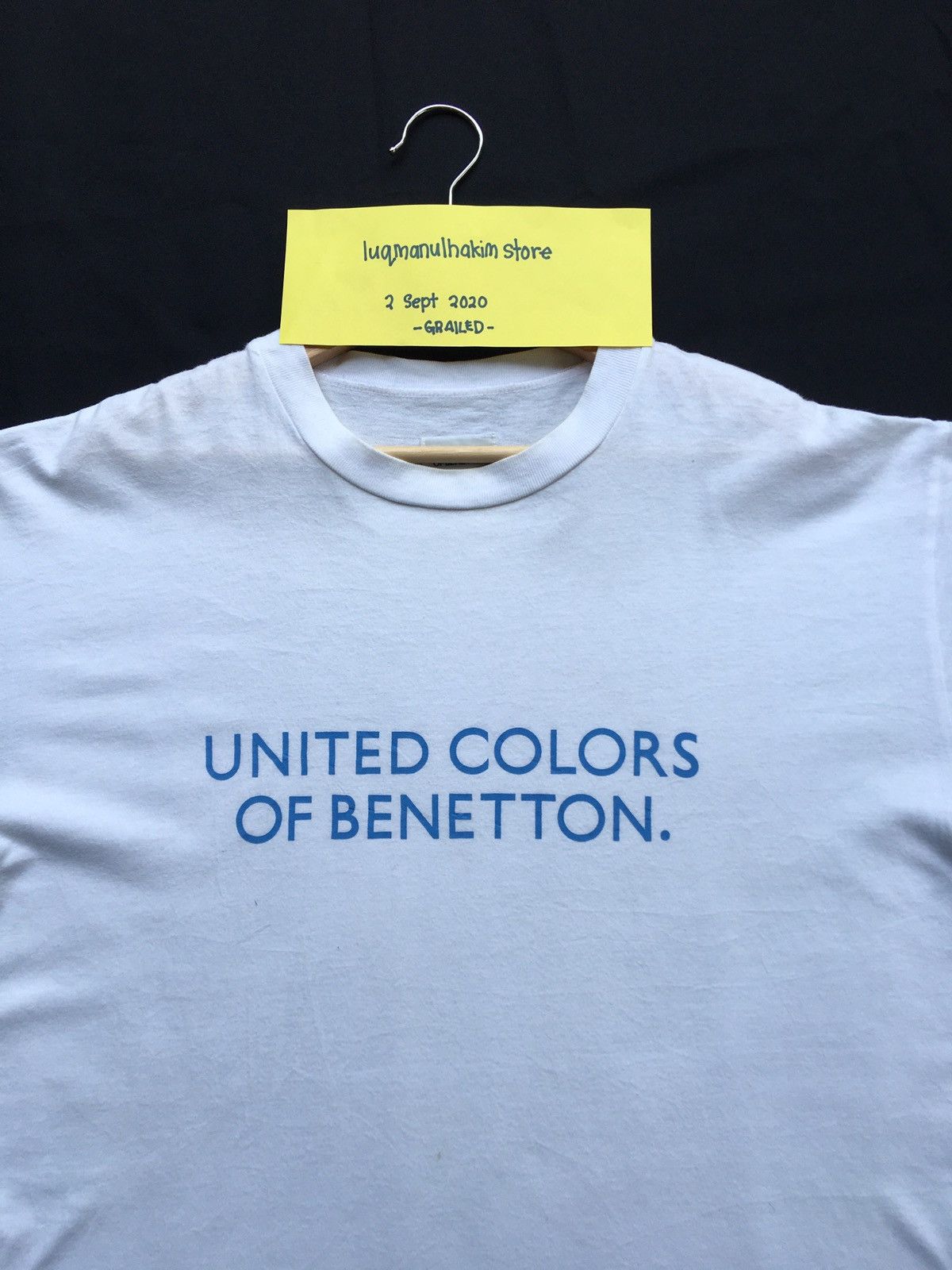 United Colors Of Benetton United Colors Of Benetton tshirt spellout big logo Size US L / EU 52-54 / 3 - 5 Thumbnail