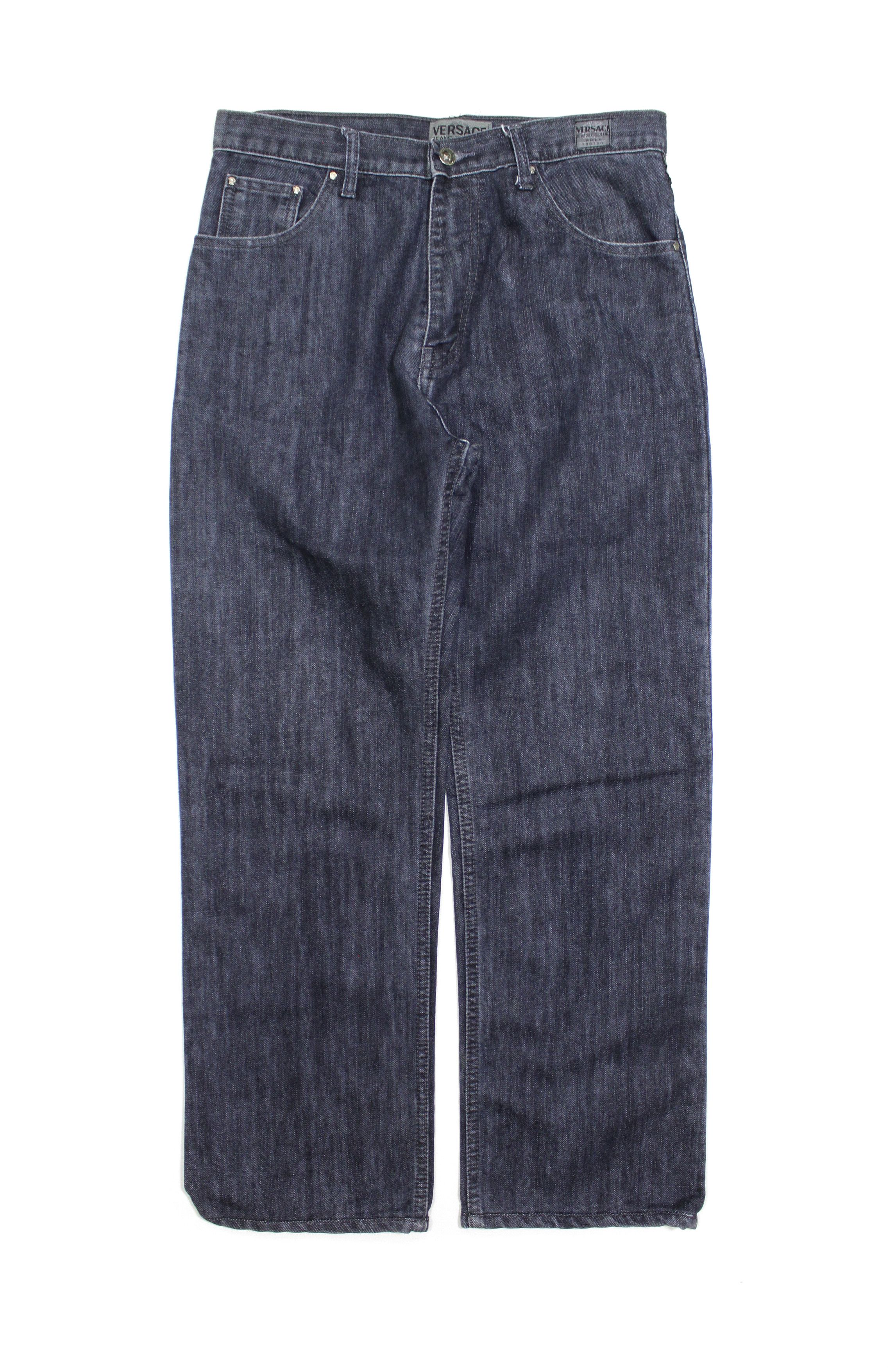 Versace 90S Medusa Buttons Vintage Jeans Size US 30 / EU 46 - 1 Thumbnail