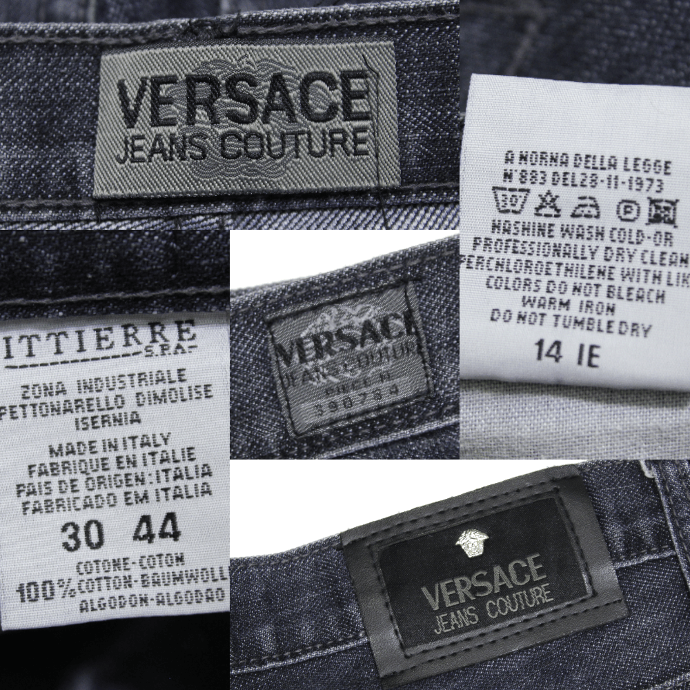 Versace 90S Medusa Buttons Vintage Jeans Size US 30 / EU 46 - 10 Thumbnail