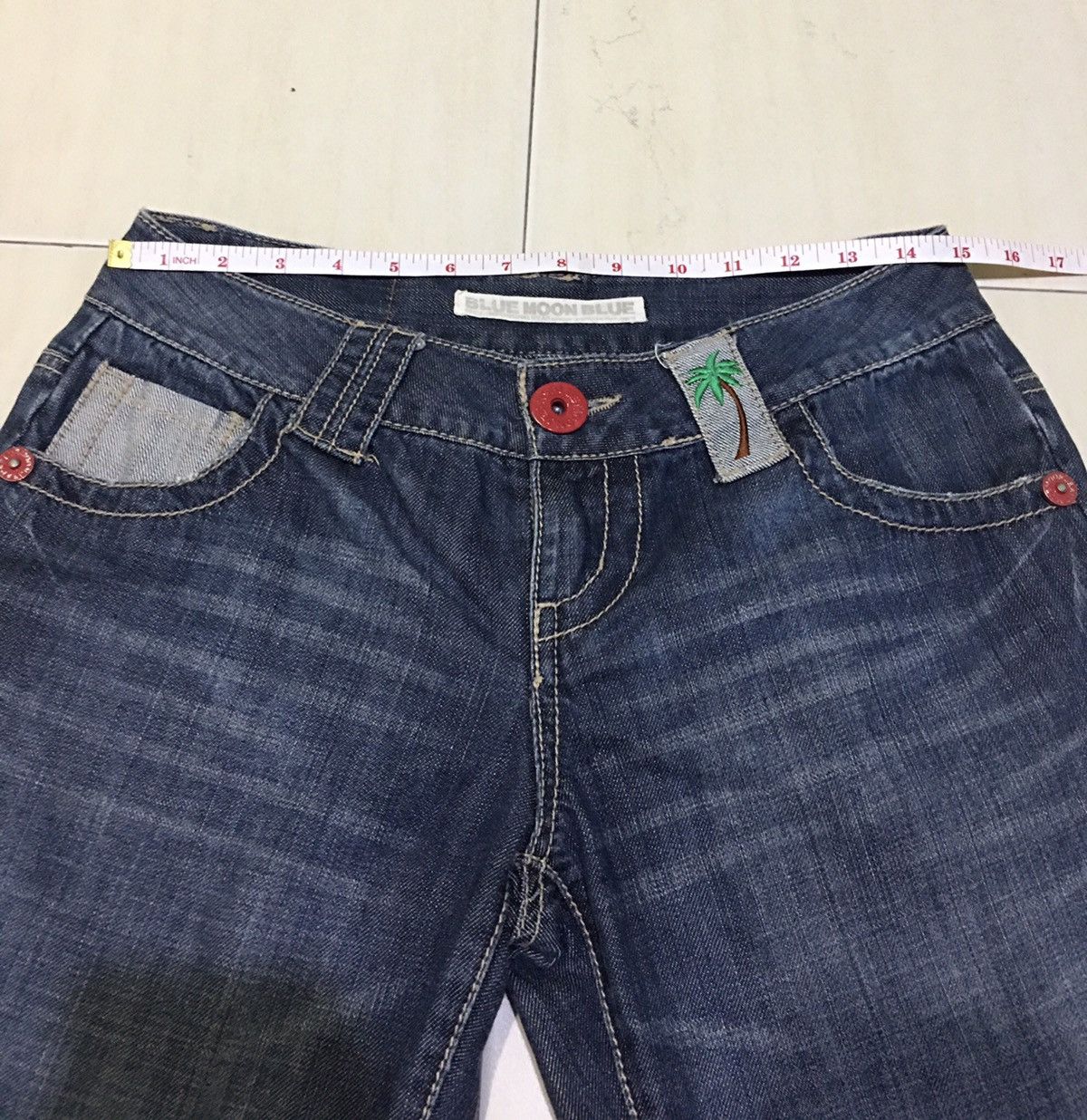 Japanese Brand Japanese Brand X Designer Blue Moon Blue Jeans Size US 29 - 10 Thumbnail