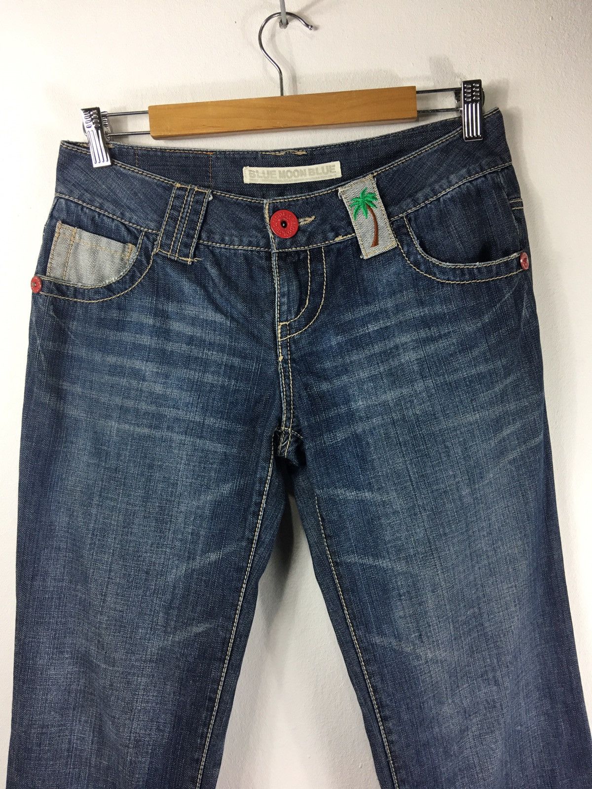 Japanese Brand Japanese Brand X Designer Blue Moon Blue Jeans Size US 29 - 4 Thumbnail