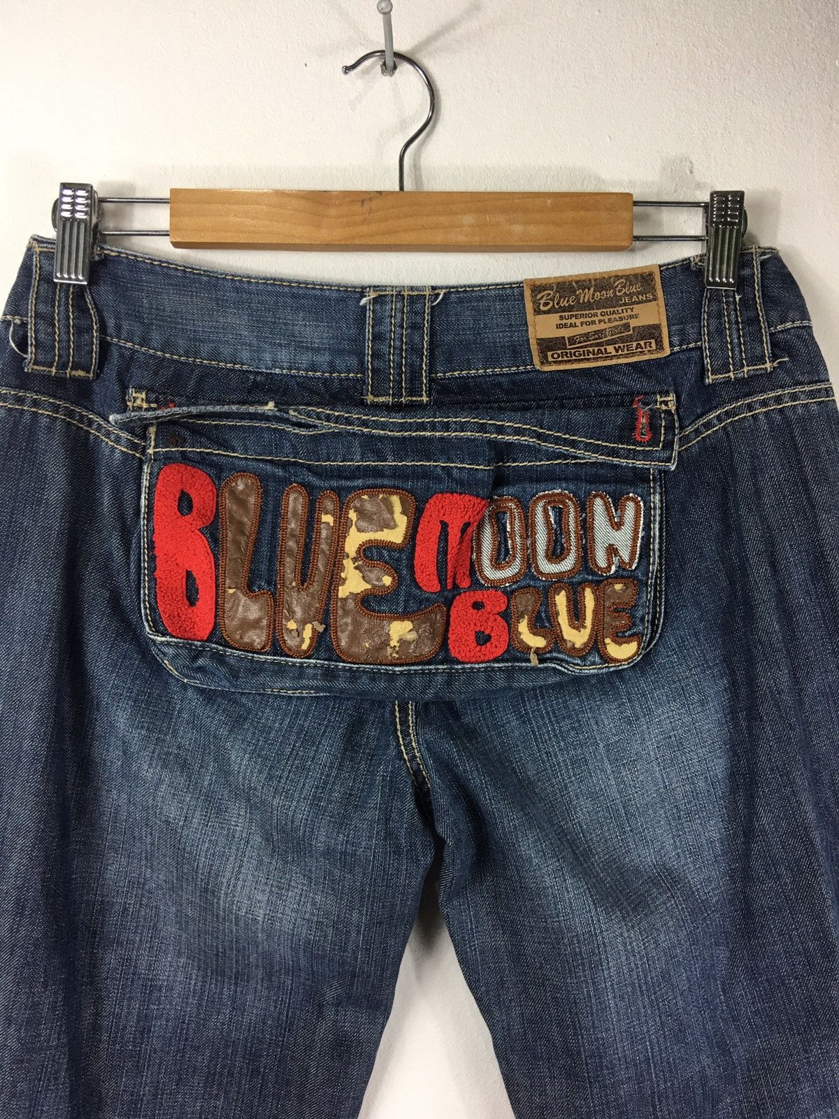 Japanese Brand Japanese Brand X Designer Blue Moon Blue Jeans Size US 29 - 3 Thumbnail