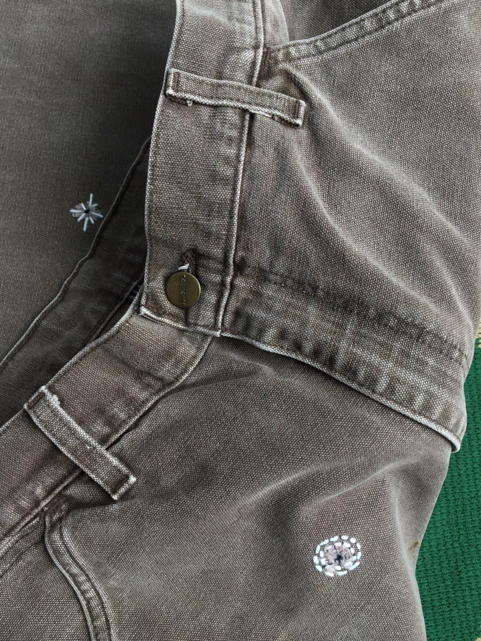 Carhartt Vtg CARHARTT Brown Carpenter pants Size 31 Size US 31 - 2 Thumbnail