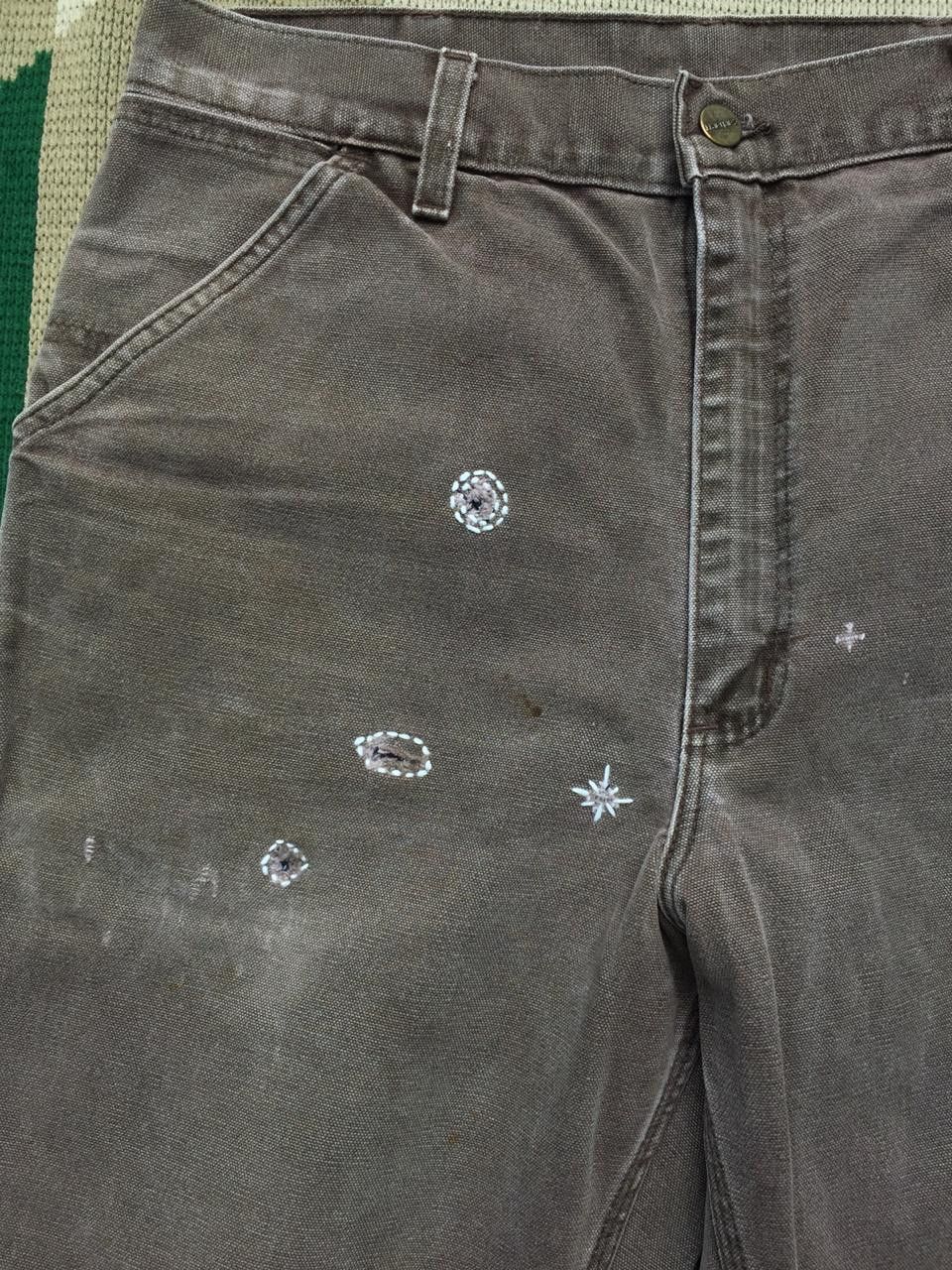 Carhartt Vtg CARHARTT Brown Carpenter pants Size 31 Size US 31 - 4 Thumbnail