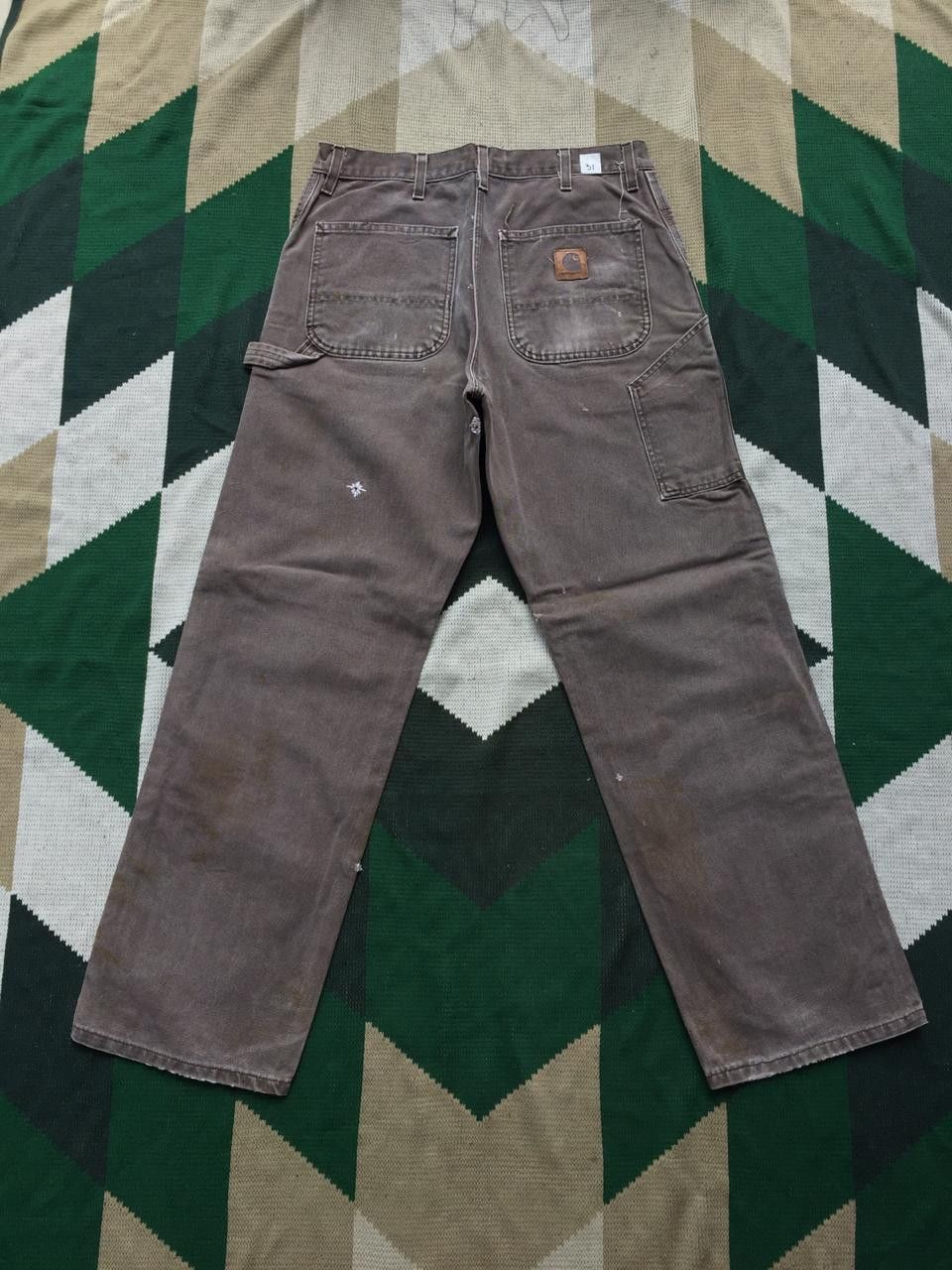 Carhartt Vtg CARHARTT Brown Carpenter pants Size 31 Size US 31 - 3 Thumbnail