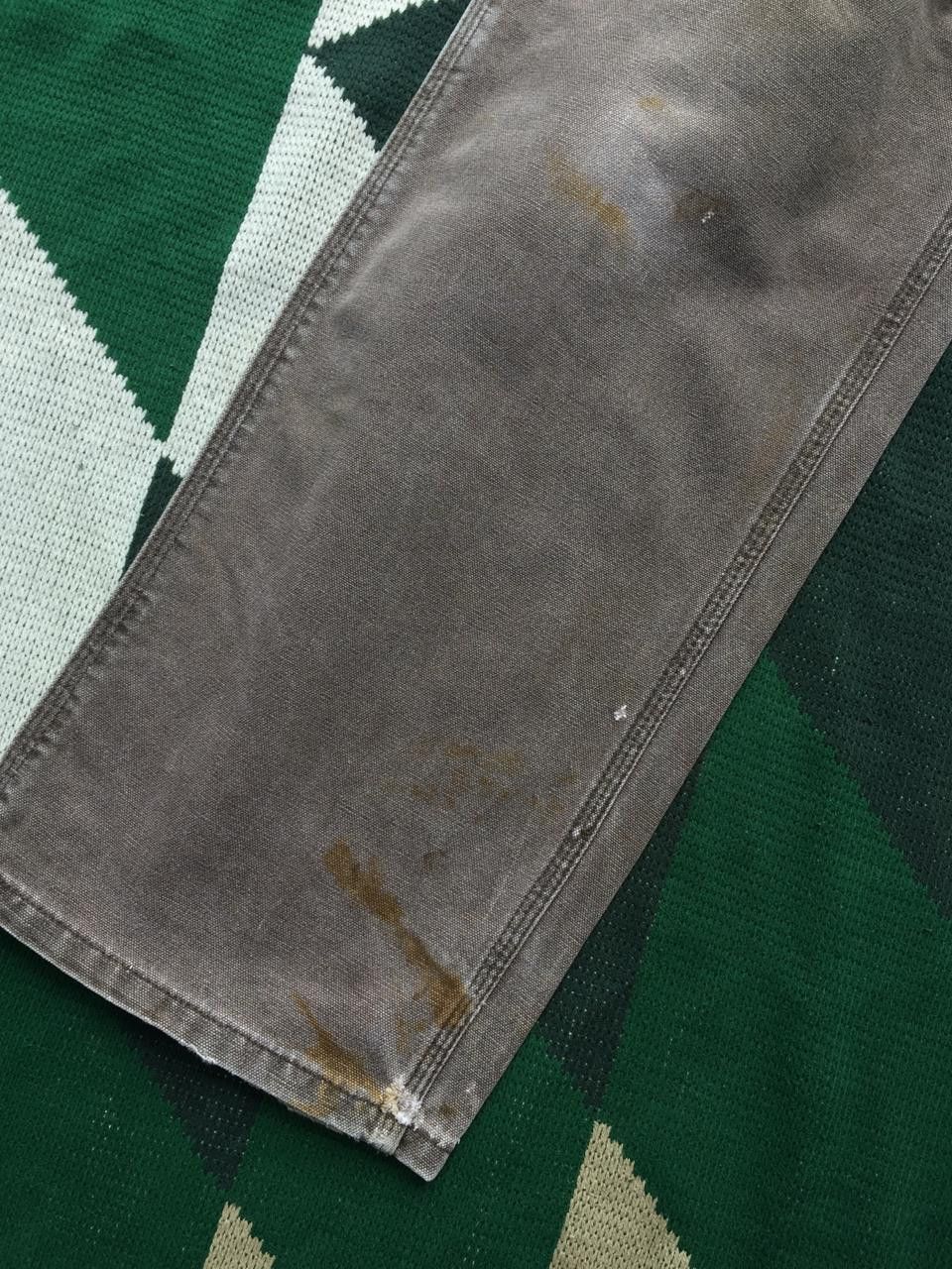 Carhartt Vtg CARHARTT Brown Carpenter pants Size 31 Size US 31 - 6 Thumbnail