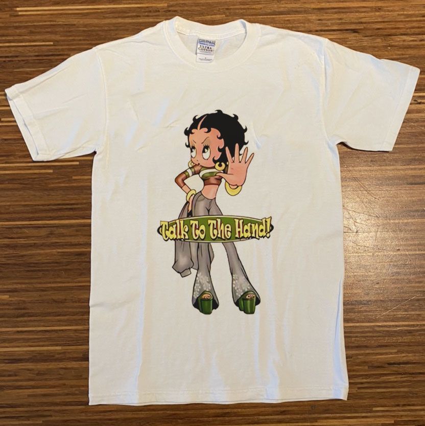 Betty Boop Talk To The Hand tee