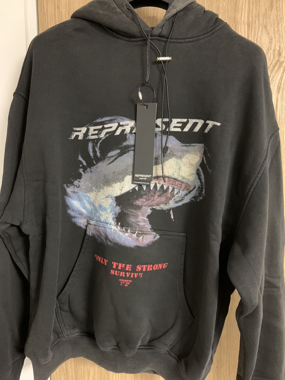 Represent Clo. Represent - Shark Hoodie “ONLY THE STRONG SURVIVE 