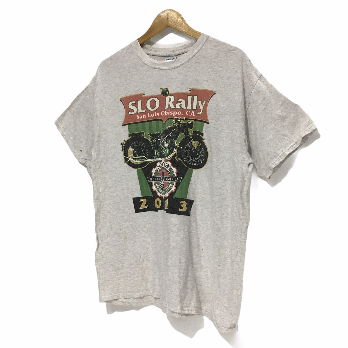 Gildan Vintage Gildan SLO Rally San Luis Obispo CA Ariel Tee L Sz Size US L / EU 52-54 / 3 - 5 Thumbnail