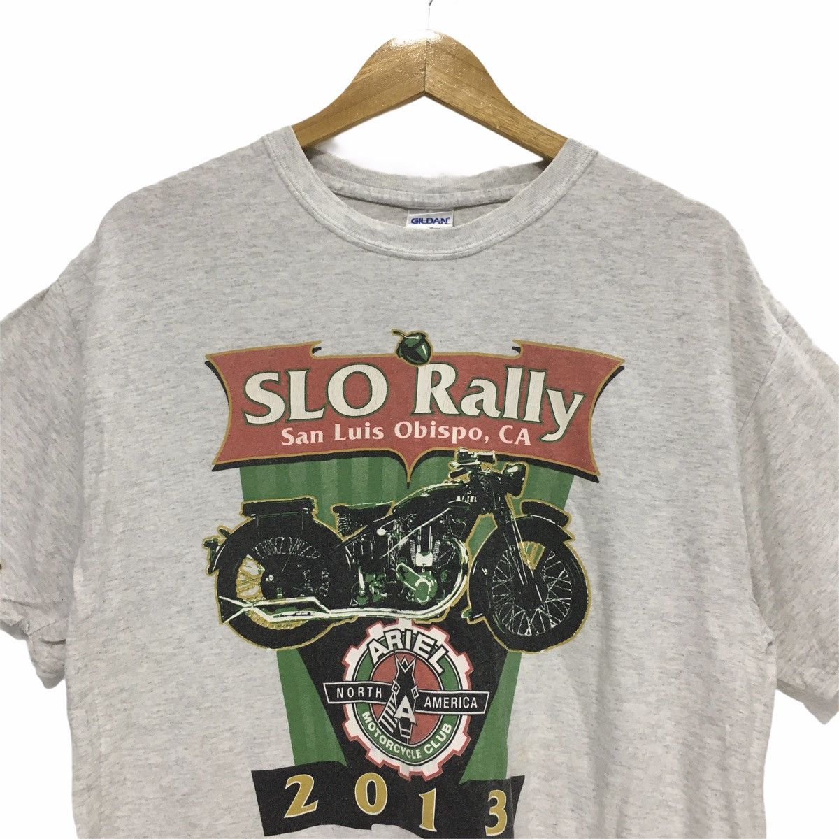 Gildan Vintage Gildan SLO Rally San Luis Obispo CA Ariel Tee L Sz Size US L / EU 52-54 / 3 - 2 Thumbnail