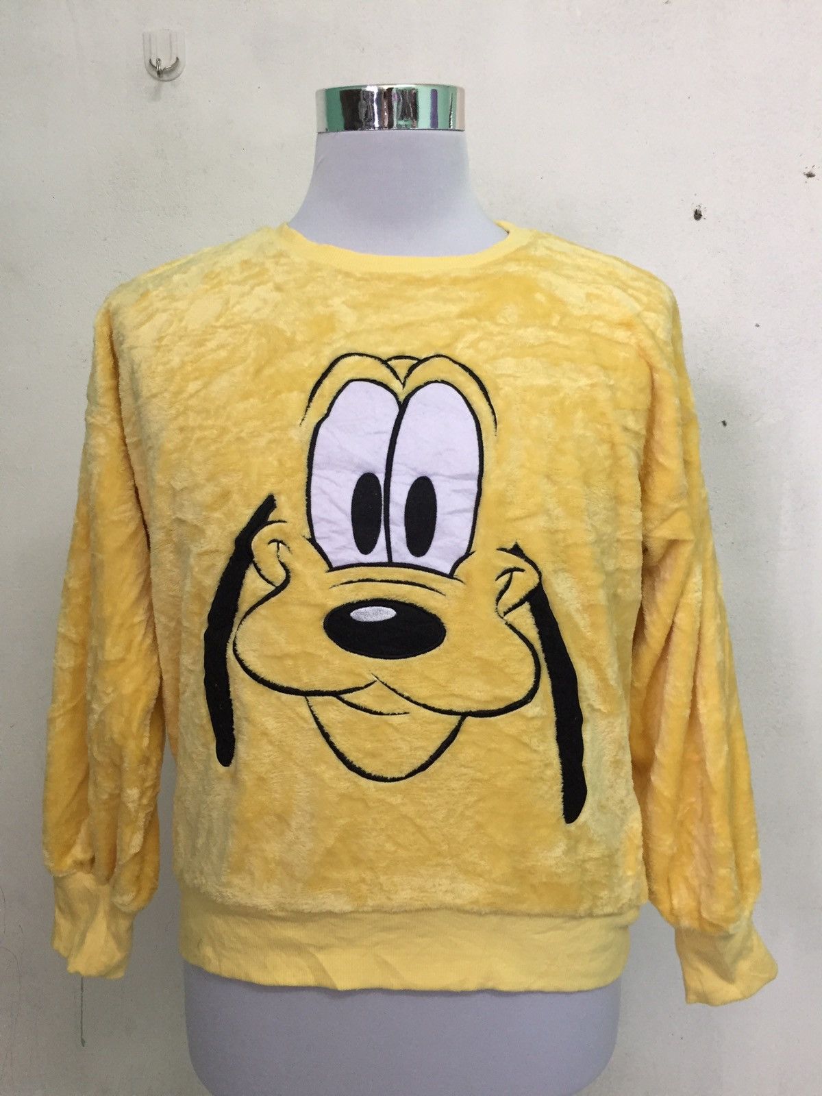 Anime Disney Pluto Fleece Sweatshirt by Belle Maison Size US M / EU 48-50 / 2 - 1 Thumbnail